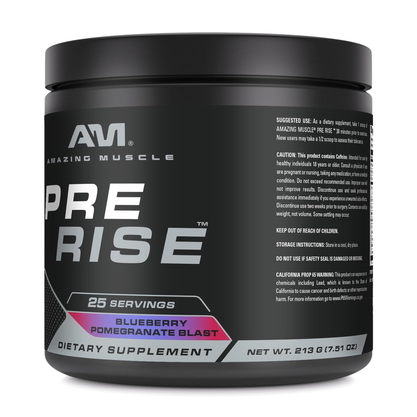 Amazing Muscle Pre Rise Powder 1