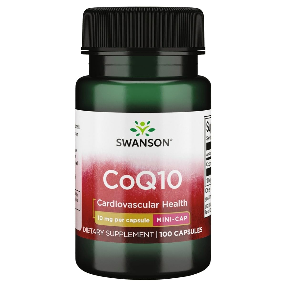 Swanson CoQ10 Capsule 10 mg, 100 Capsules