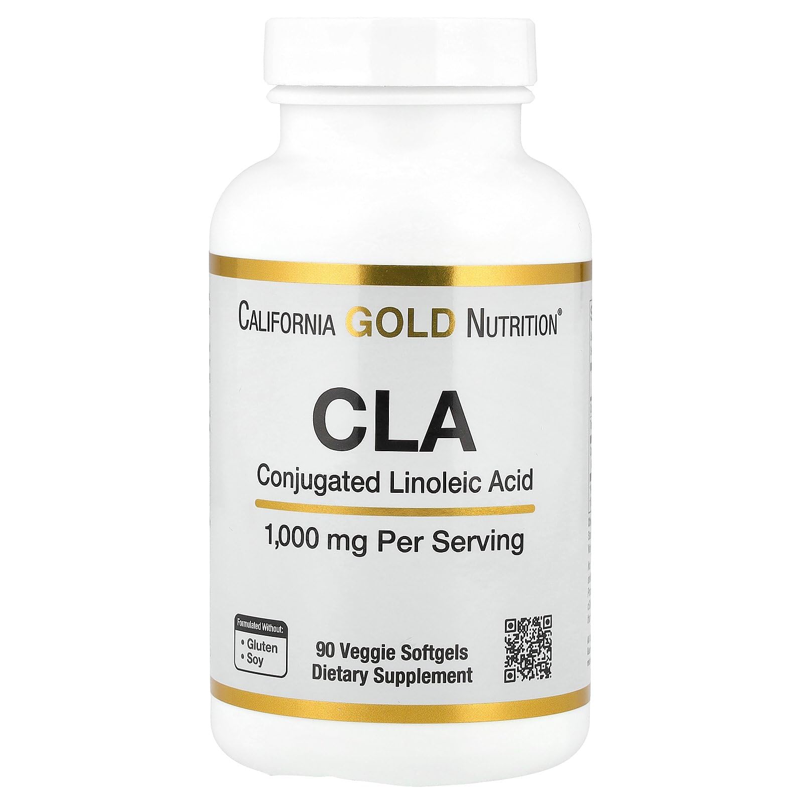 California Gold Nutrition CLA Conjugated Linoleic Acid Softgels, 90 Count