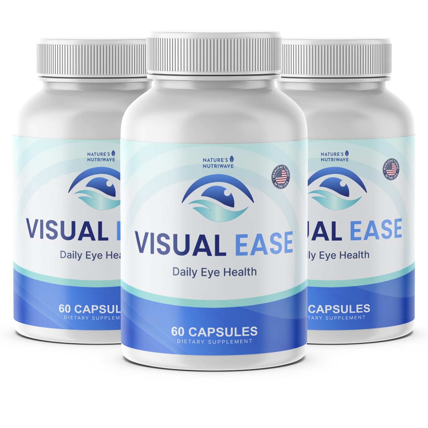 Nature’s NutriWave Visual Ease Eye Vitamin Supplement 180 Capsules