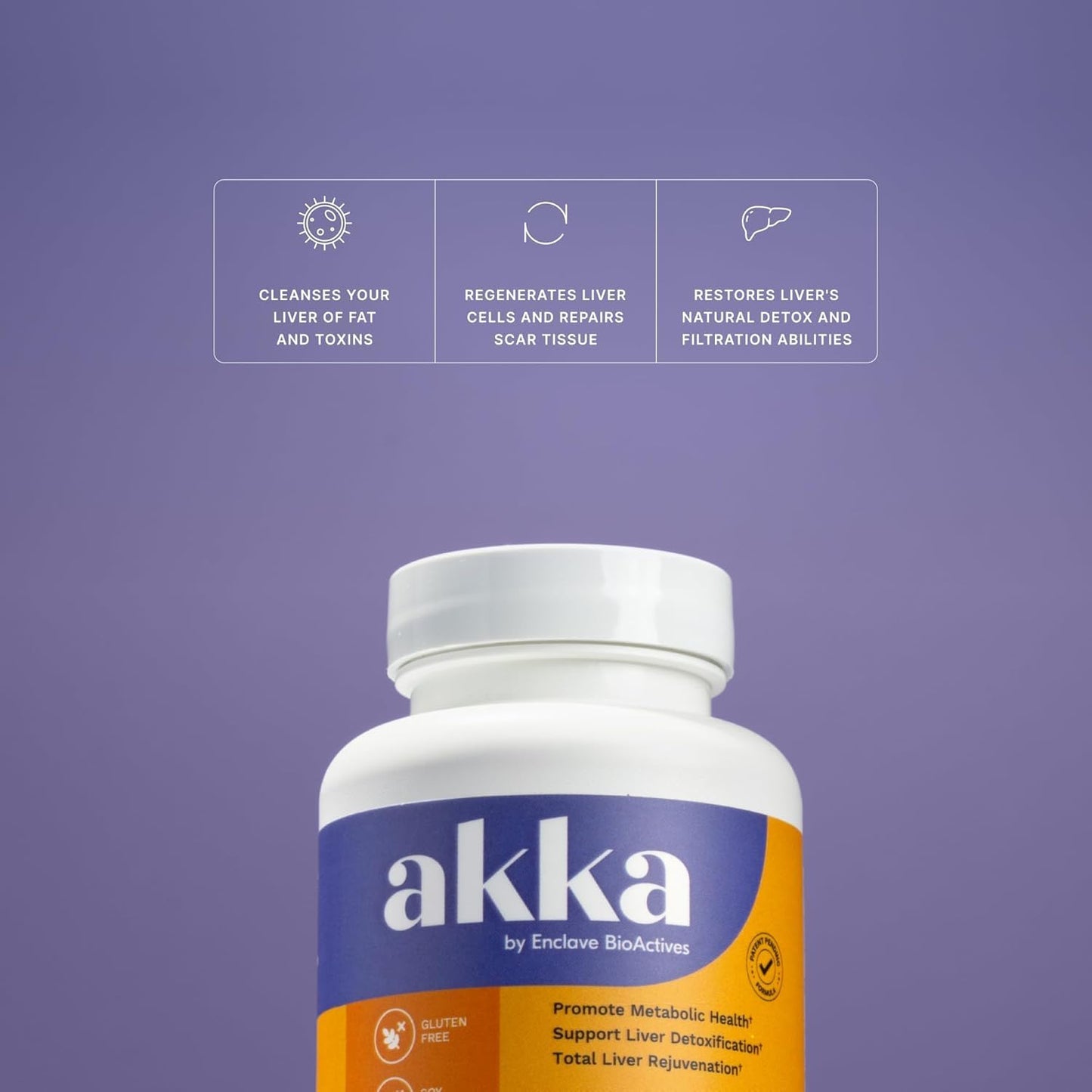 AKKA Akkermansia Probiotic Liver Cleanse Detox & Repair 240 Capsules