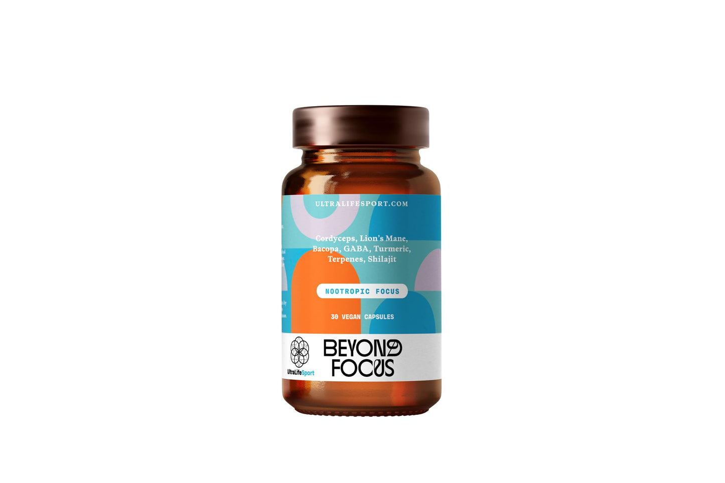 Ultra Life Sport Beyond Focus Organic Mushroom Supplement Capsule 30