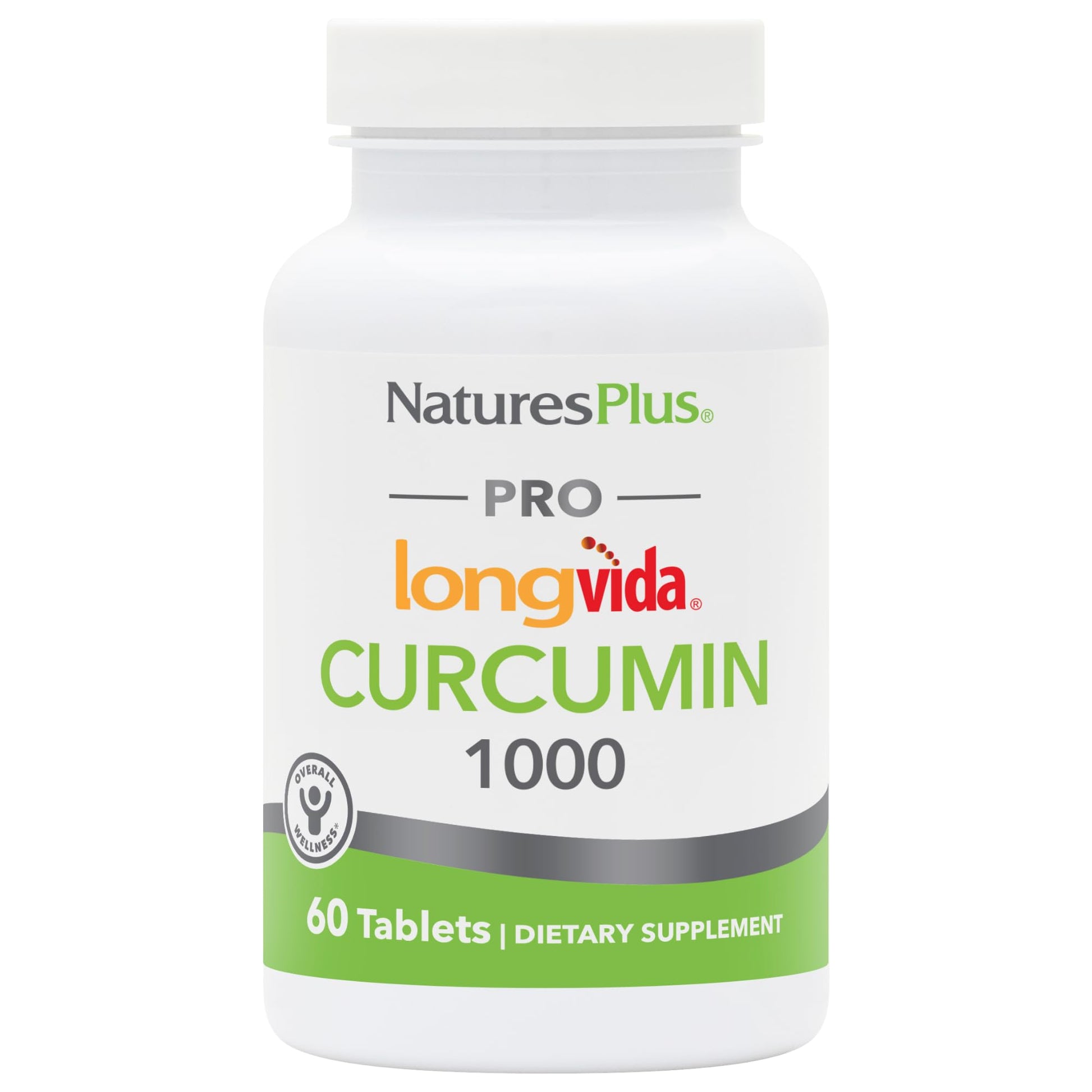 NaturesPlus PRO Longvida Curcumin 1000 mg 60 Tablets