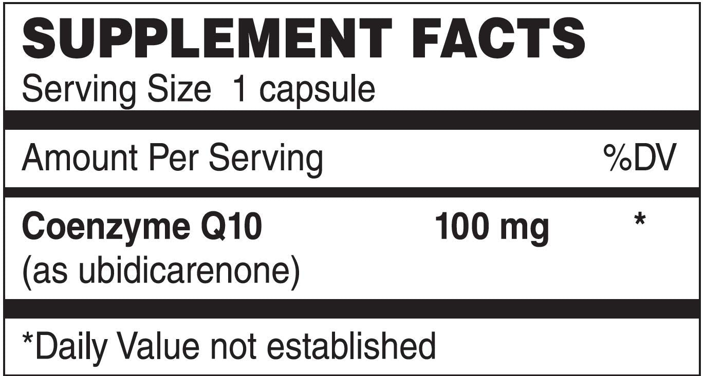 Nutri-Supreme Research Coenzyme Q-10 100 mg, 120 Capsules