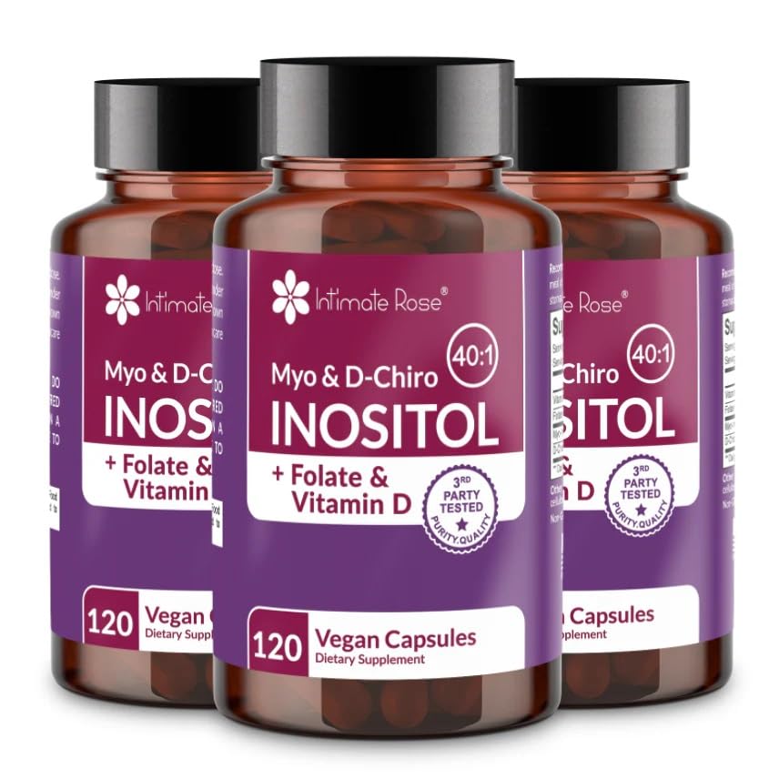 Intimate Rose Myo-Inositol & D-Chiro Inositol Supplement Capsules 360