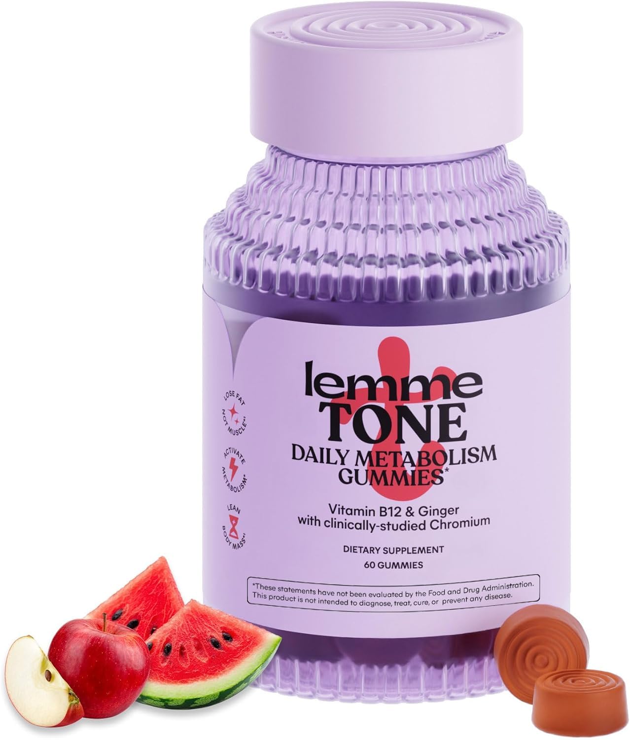 Lemme Tone Metabolism & Body Toning Gummies 60 Count