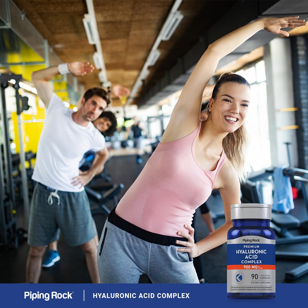 Piping Rock Hyaluronic Acid Supplement 900mg 90 Capsules