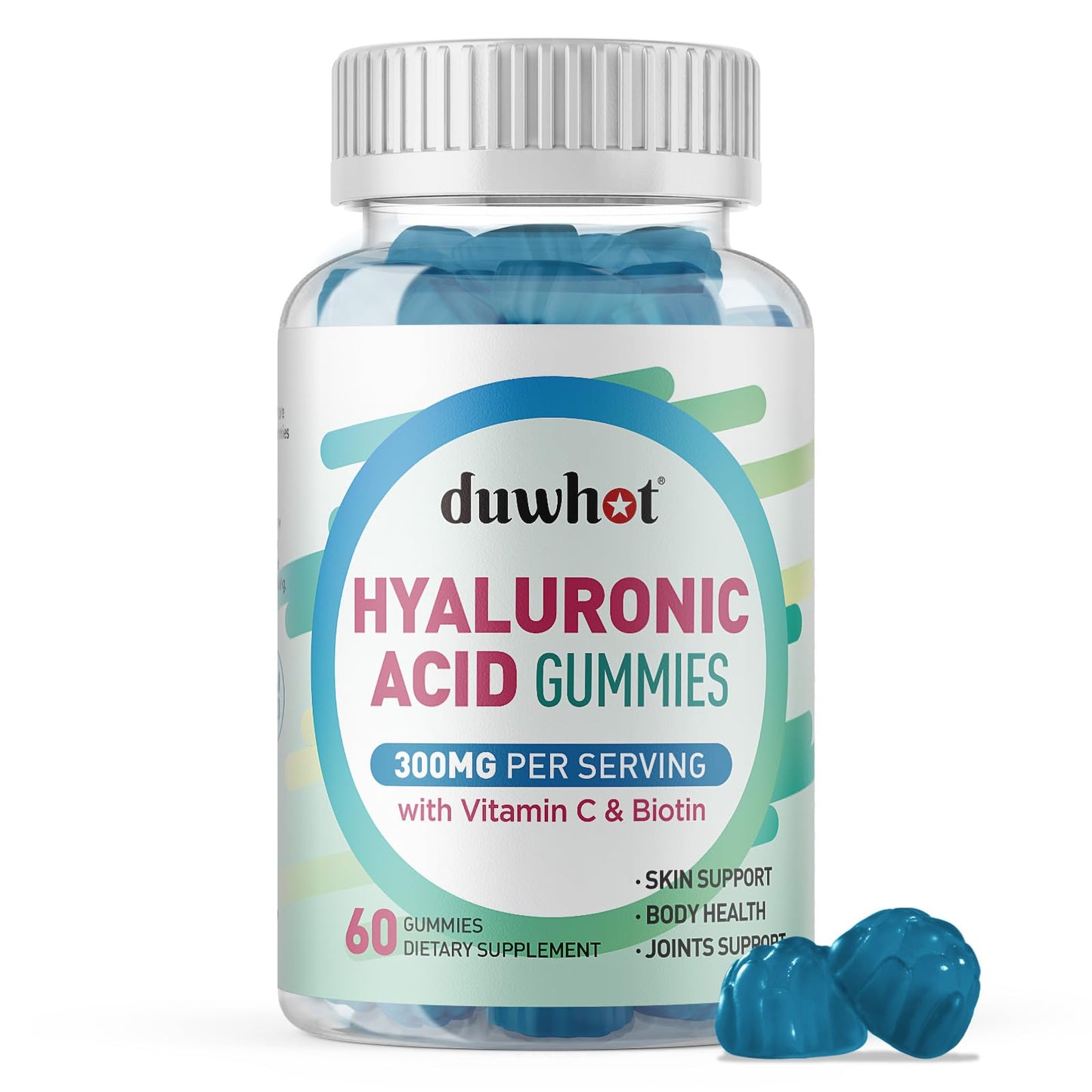 duwhot Hyaluronic Acid Gummies 60 Count