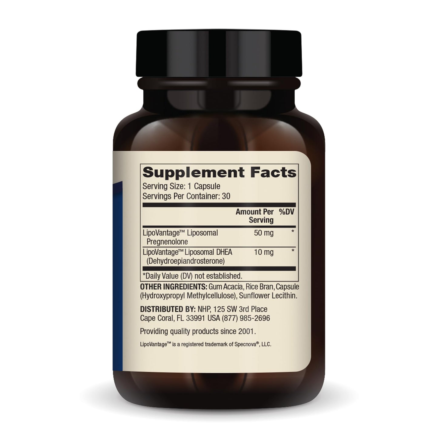 Dr. Mercola Liposomal Pregnenolone Plus DHEA Capsule, 30 Capsules