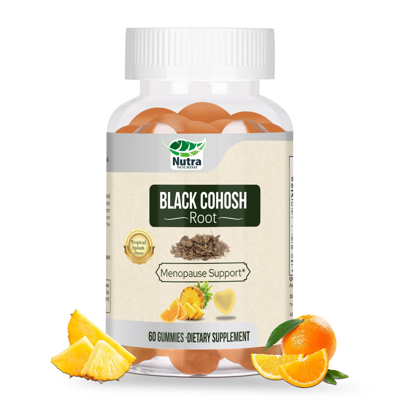 NutraNourish Black Cohosh Gummies 50mg per Serving, 60 Gummies