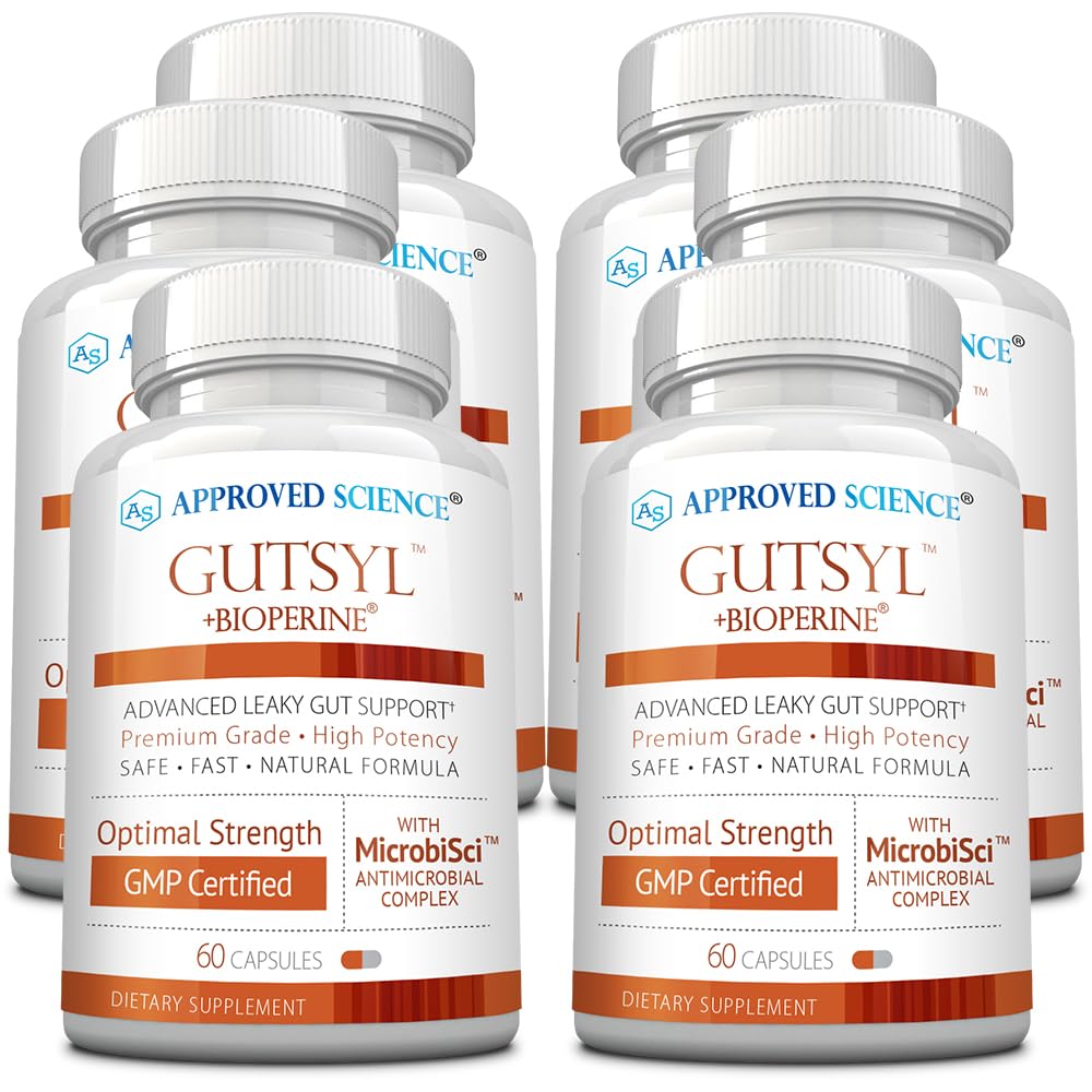 Approved Science Gutsyl Leaky Gut Capsules, 360 Capsules