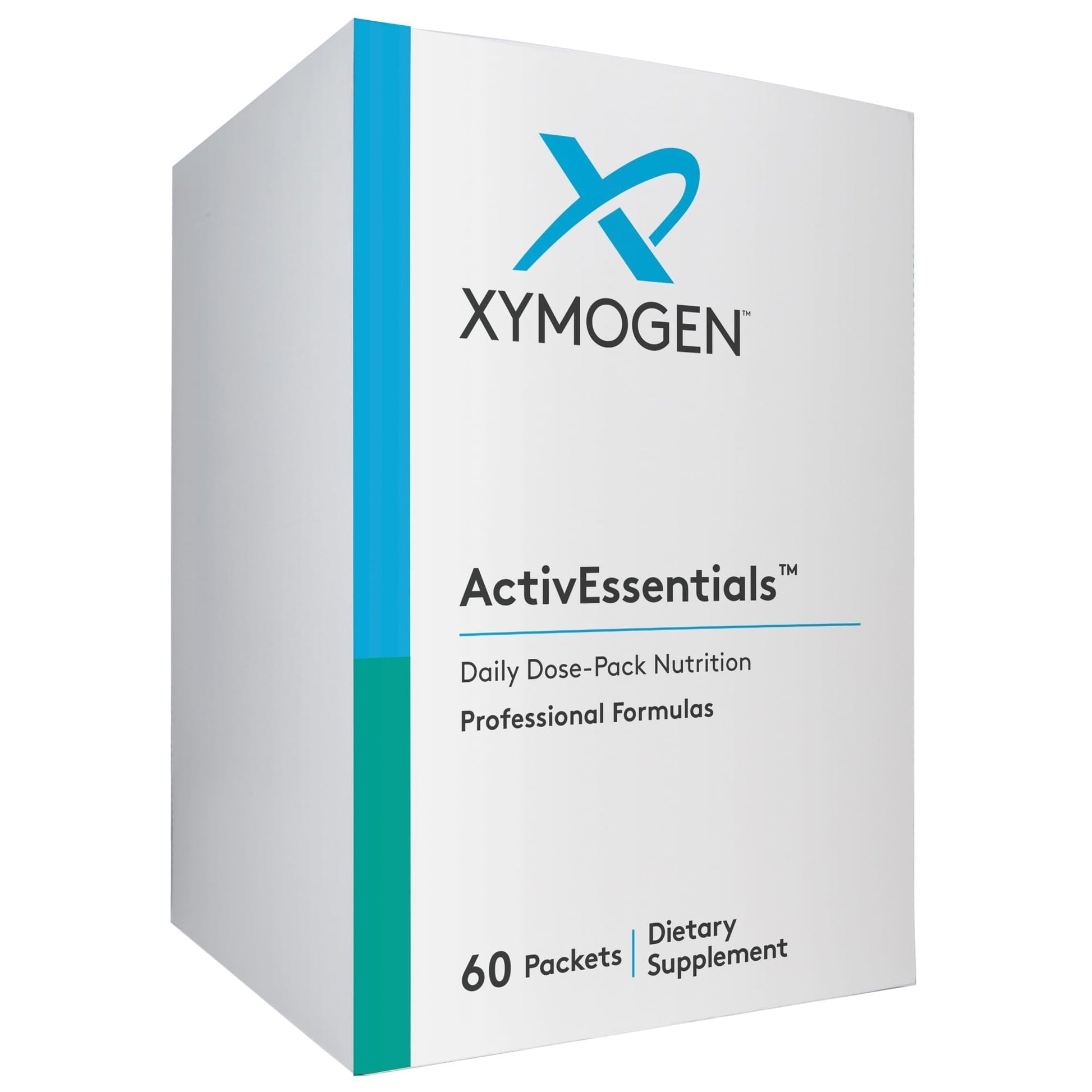 XYMOGEN ActivEssentials ActivNutrients Iron-Free Multivitamin, Omega-3 Fish Oil & Calcium Complex Capsule, 60 Count