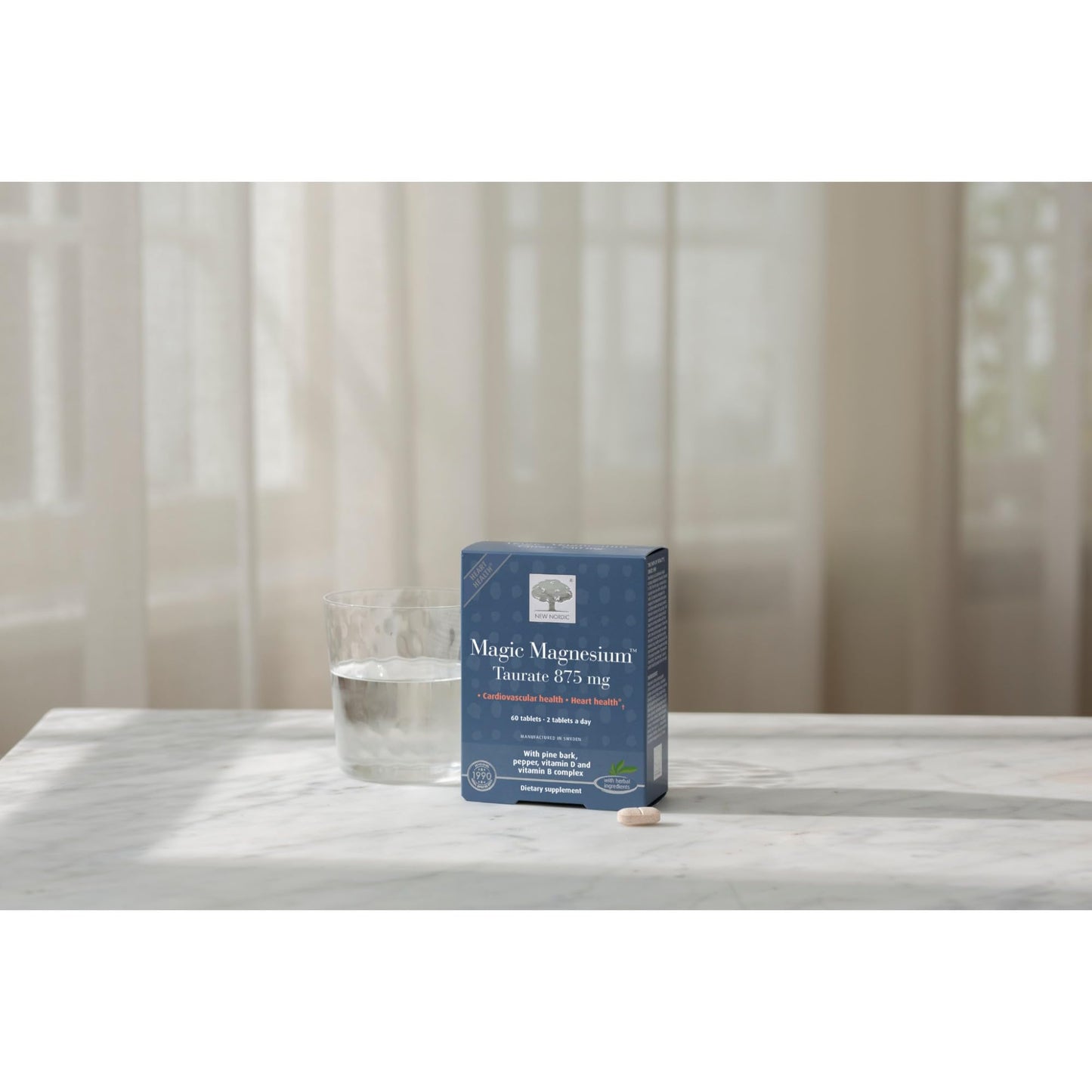 NEW NORDIC Magic Magnesium Taurate 875mg Capsule, 60 Count