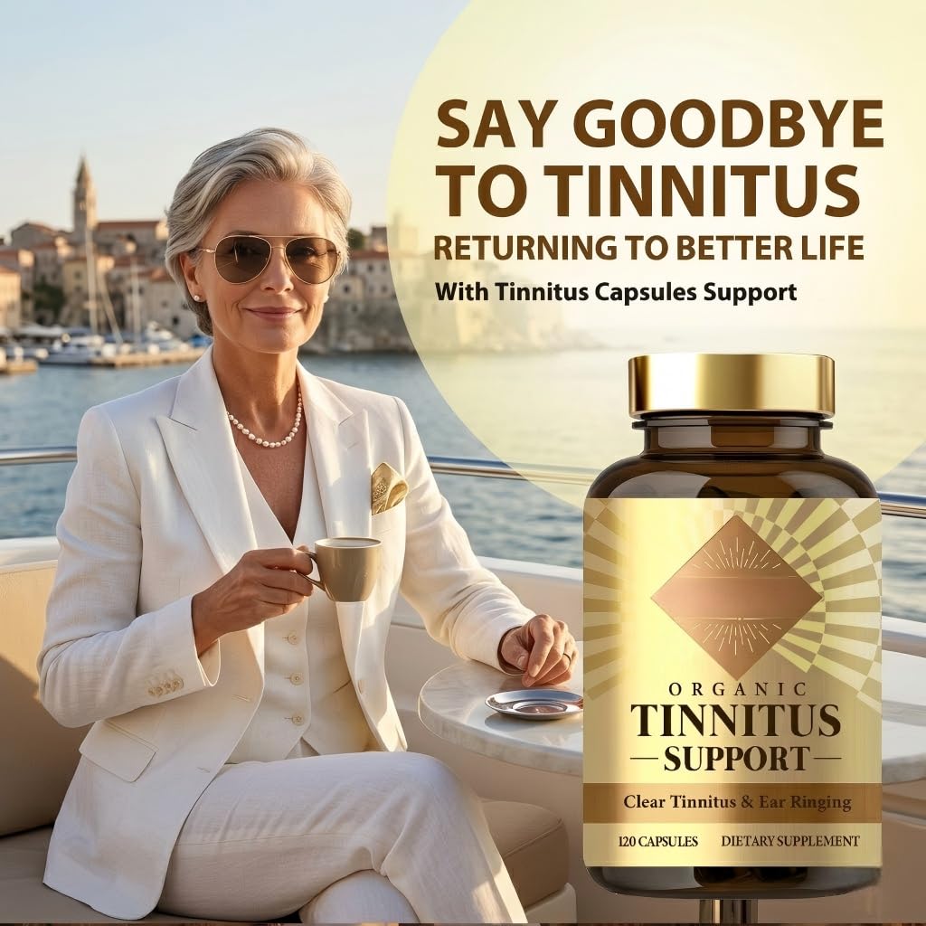QDXHAYC Tinnitus Relief for Ringing Ears - Ear Ringing Relief Tinnitus Support Supplement, Natural Herbal Formula for Inner Ear Health, Soothing Auditory Comfort Capsules, 120 Count