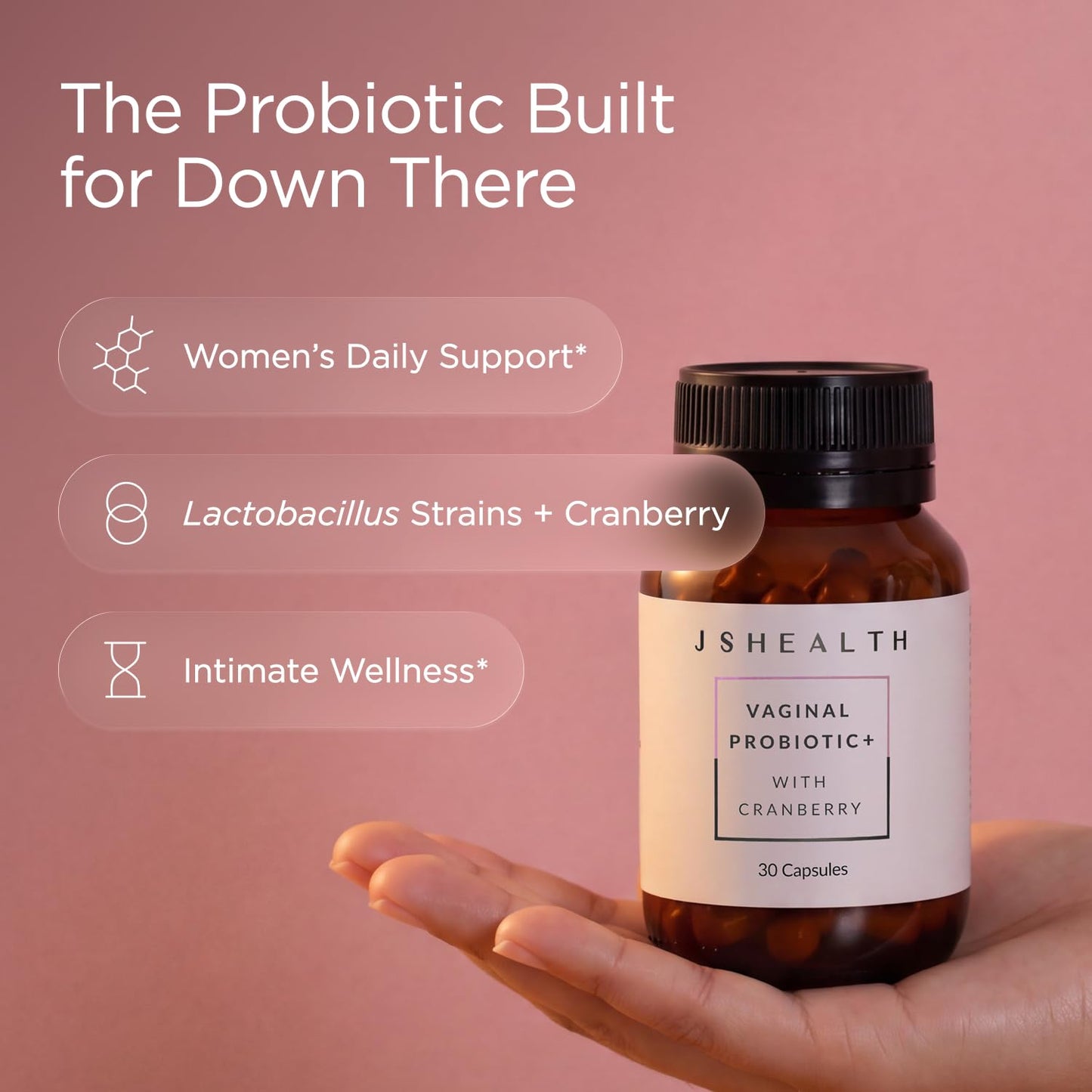 JSHealth Vaginal Probiotic for Women Capsule, 30 Capsules