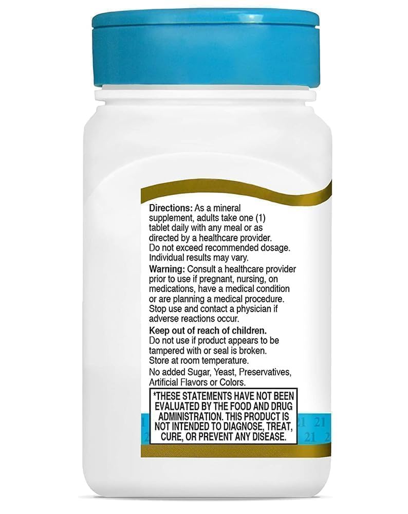 21st Century Magnesium 250 mg Tablet, 110 Tablets