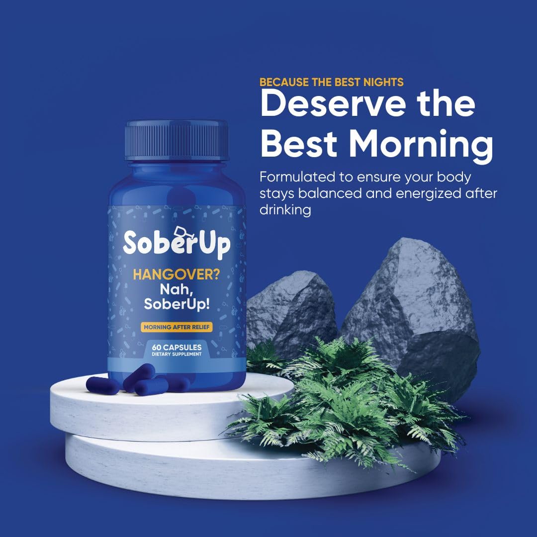 SoberUp Recovery Boost Capsules, 60 Capsules