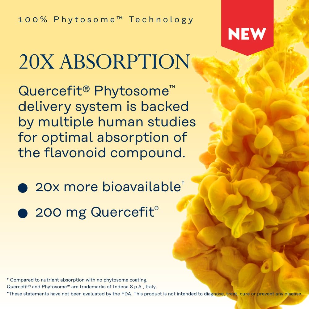 Solaray Quercetin Phytosome 250 mg Capsule, 30 Capsules