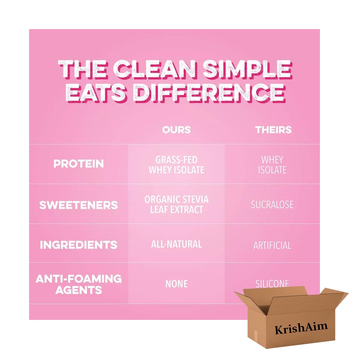 Generic Clean Simple Eats Protein Powder 4 Sticks