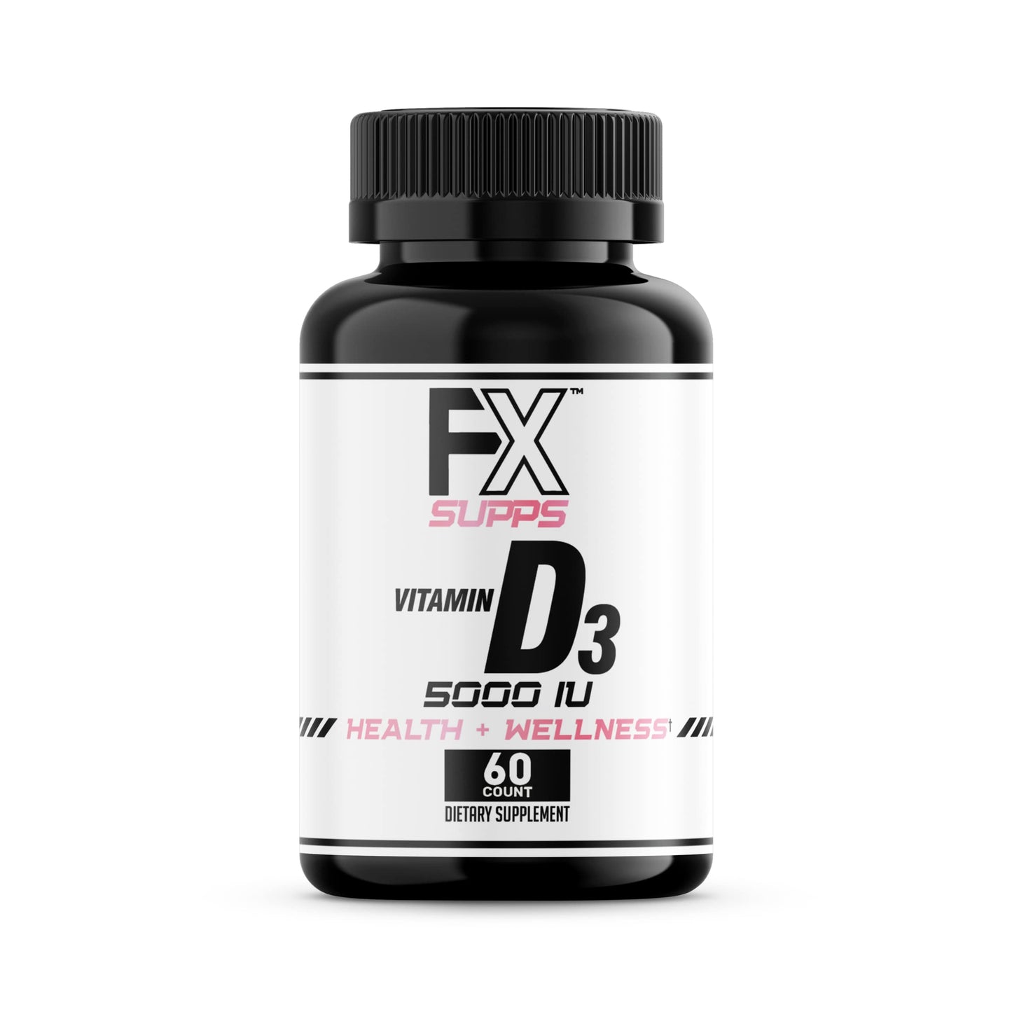FXSUPPS Vitamin D3 5000 IU Softgels 60 Softgels
