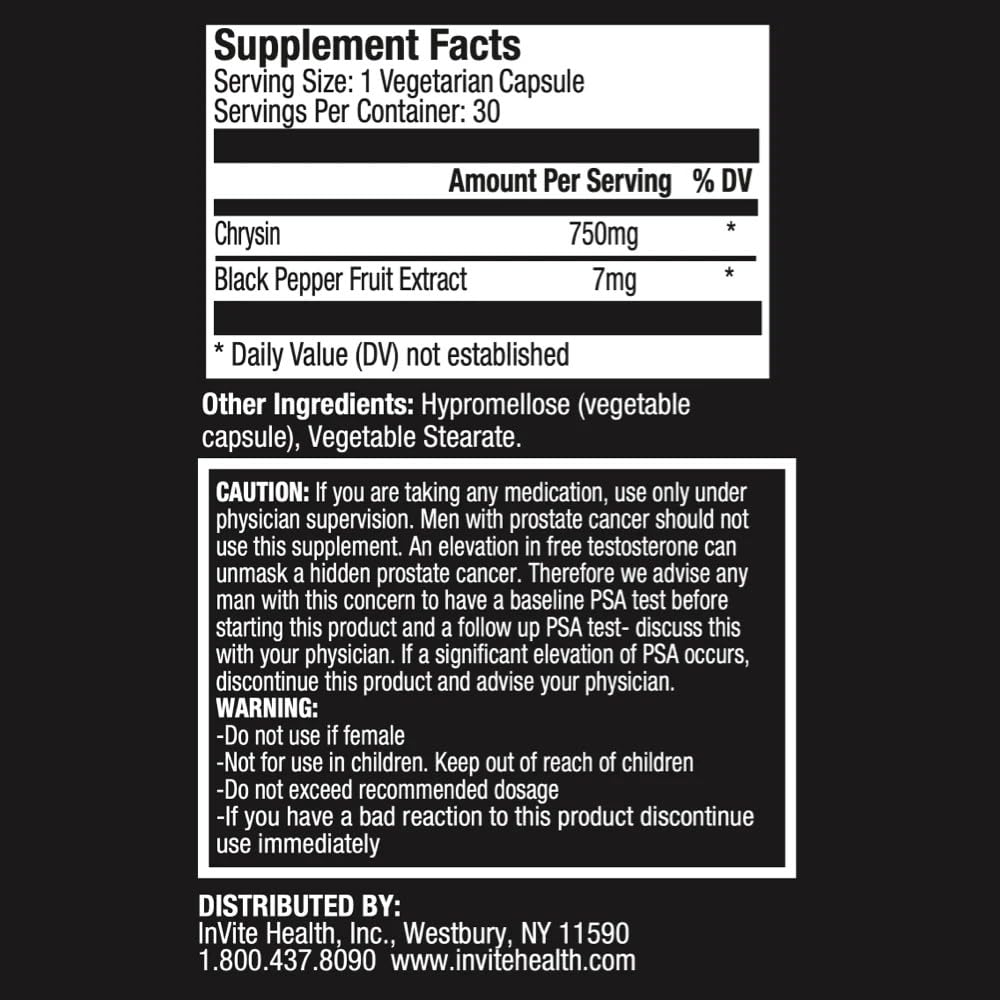 Invite Health Prostate Hx Health Supplement for Men, 120 Vegetarian Capsules