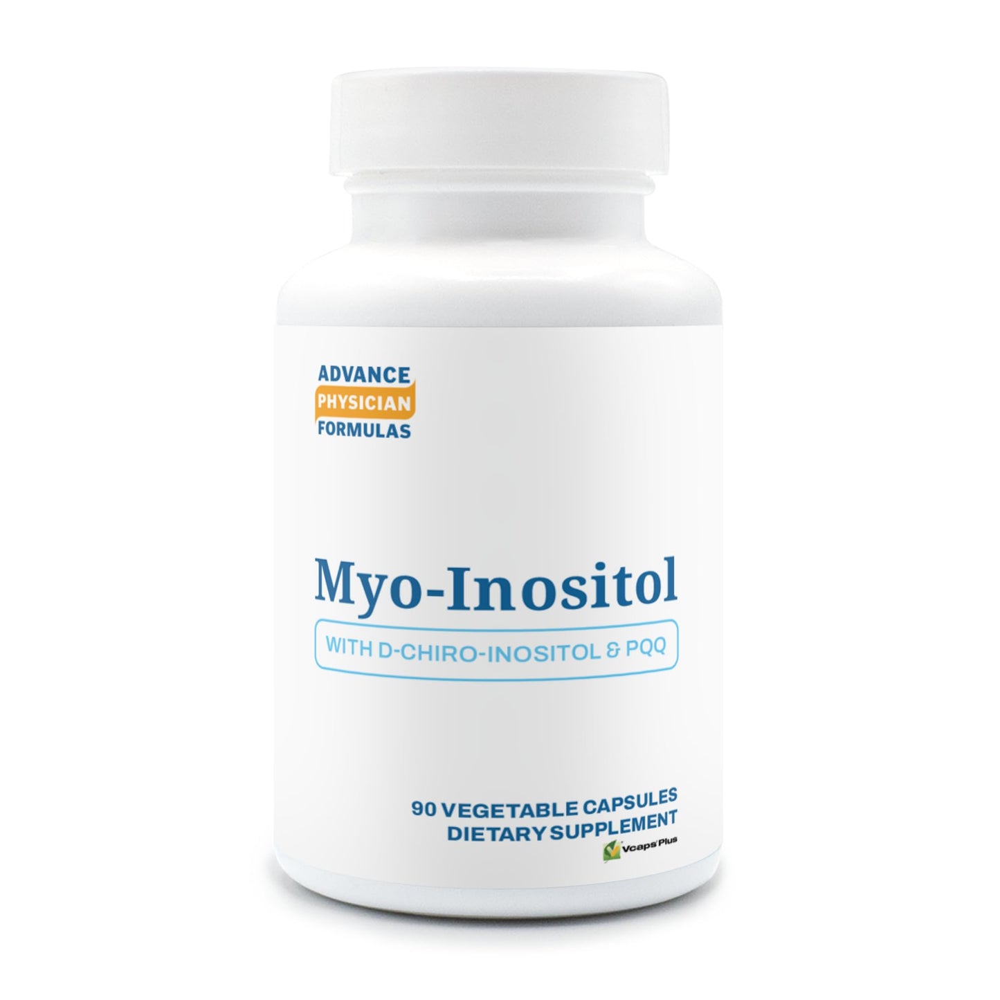 Advance Physician Formulas Myo-Inositol with D-Chiro-Inositol and PQQ Vegetable Capsules, 90 Count