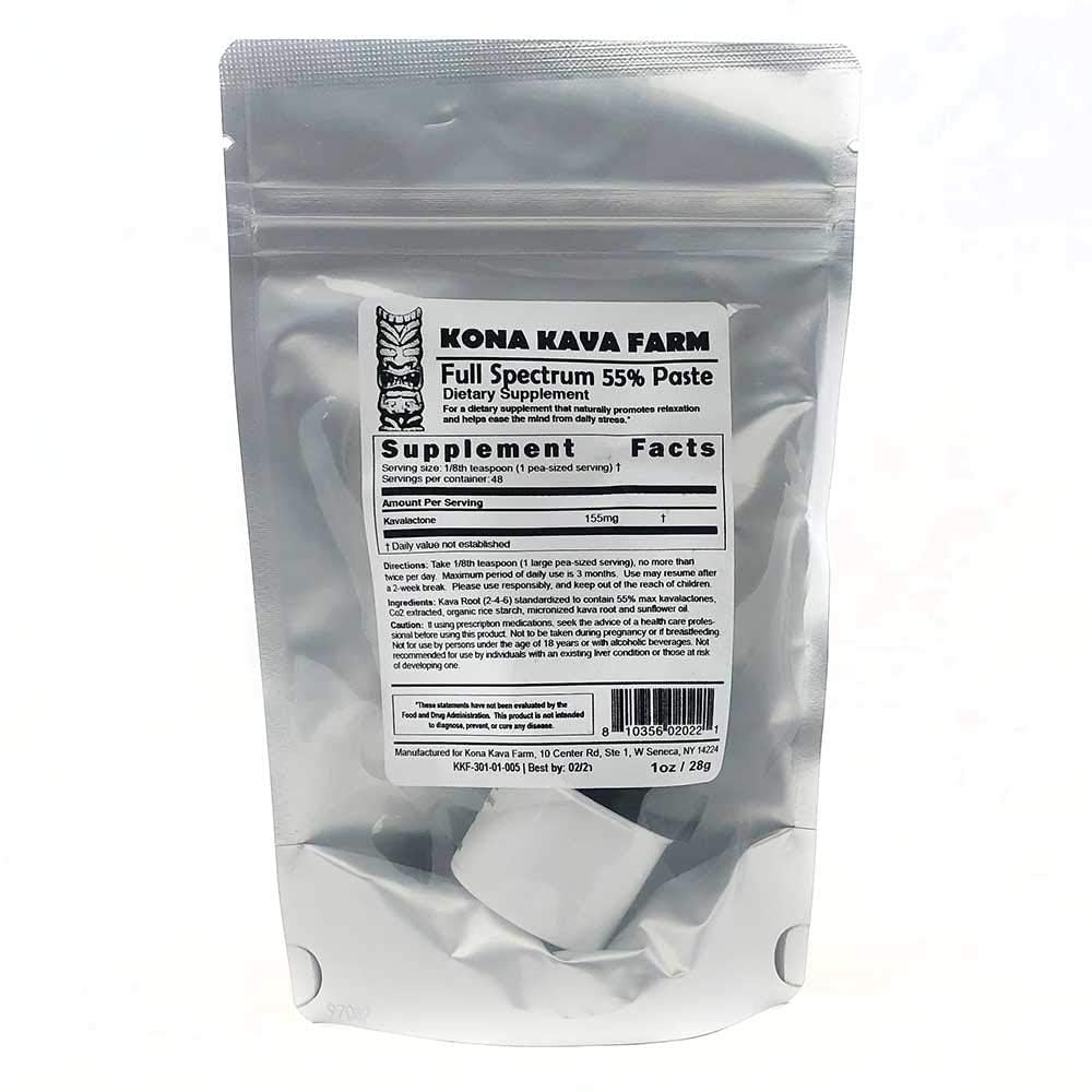 Kona Kava Farm 55% Kavalactone Paste Powder 0.5 oz