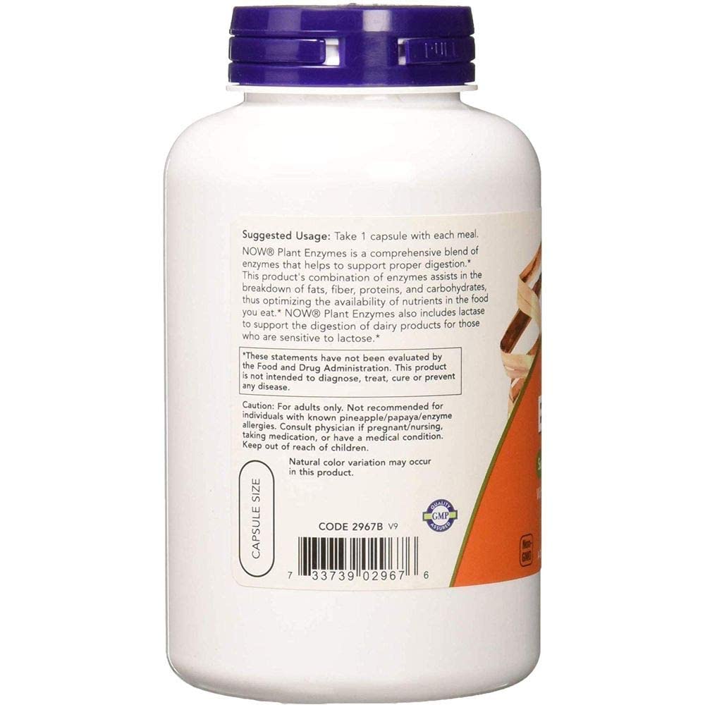 NOW Foods Plant Enzyme Capsule, 960 Capsules
