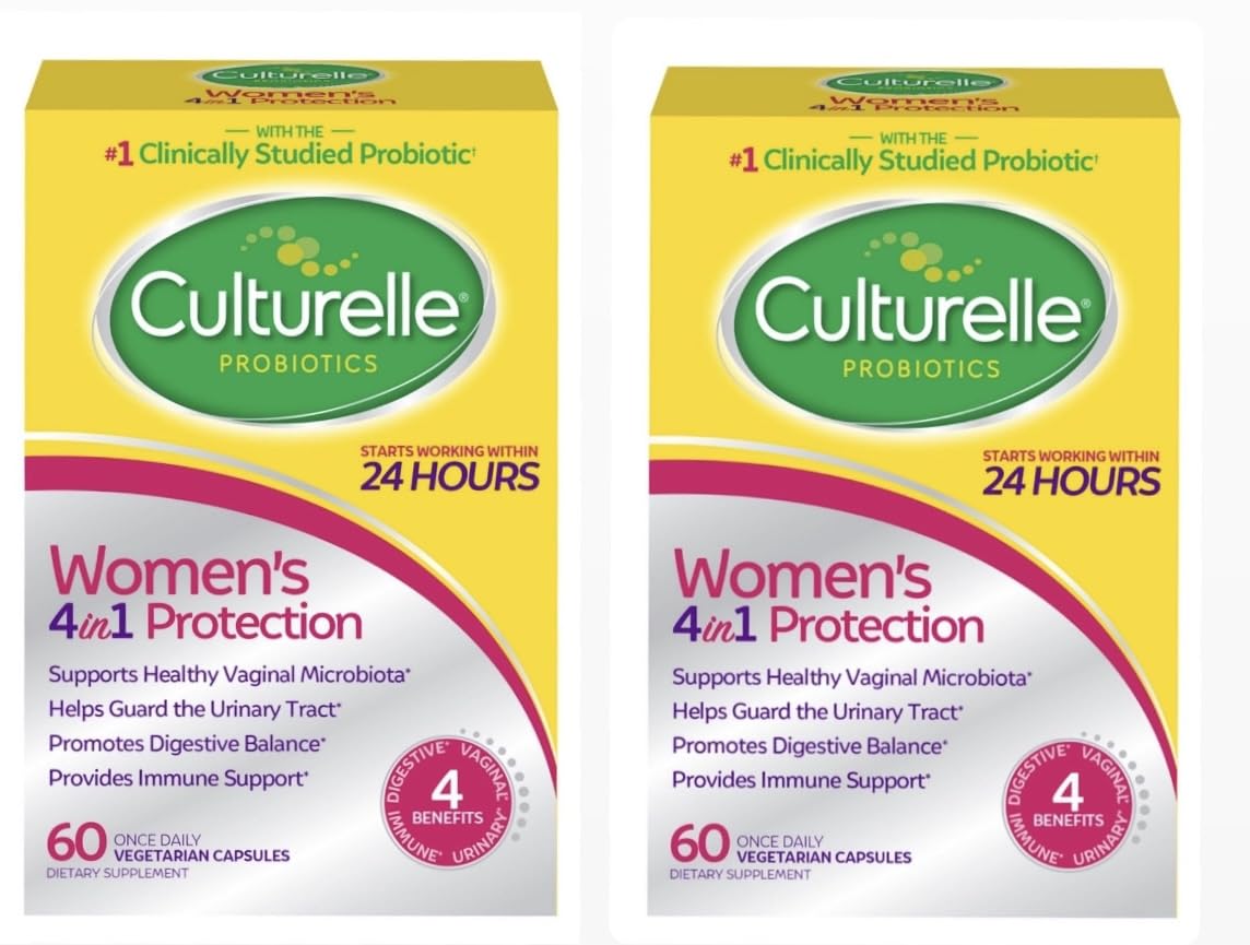 Culturelle Women's Healthy Balance Daily Probiotics Capsules, 120 Count