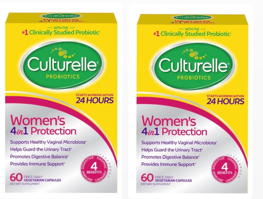 Culturelle Women's Healthy Balance Daily Probiotics Capsules, 120 Count