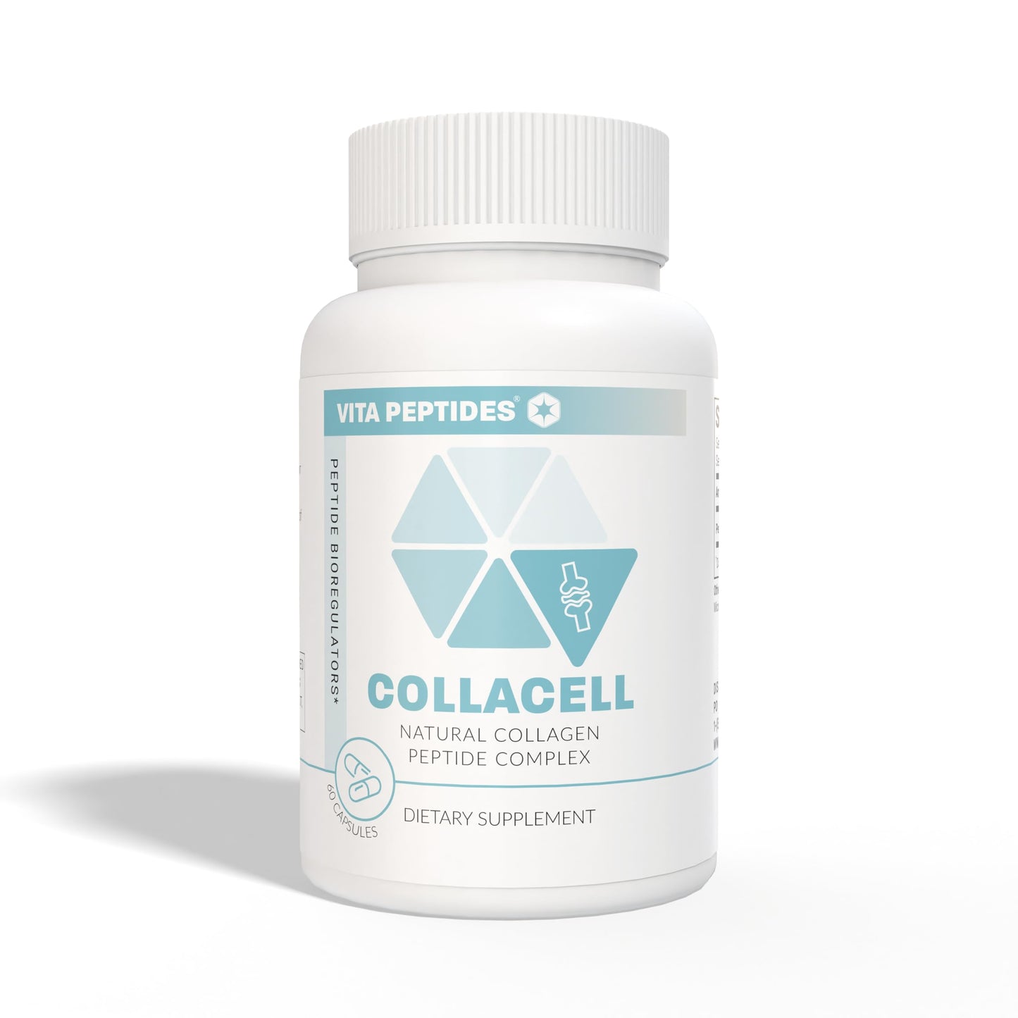 Vita Peptides Collacell Collagen Natural Peptide Bioregulator Capsule 60 Count