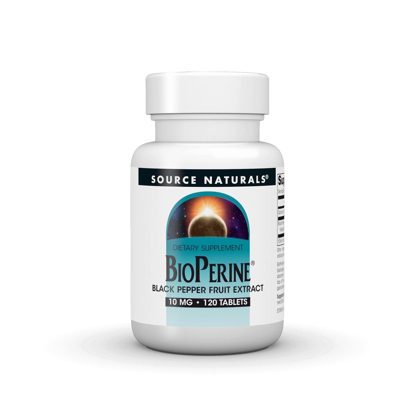 Source Naturals BioPerine 10 mg Tablet, 120 Tablets