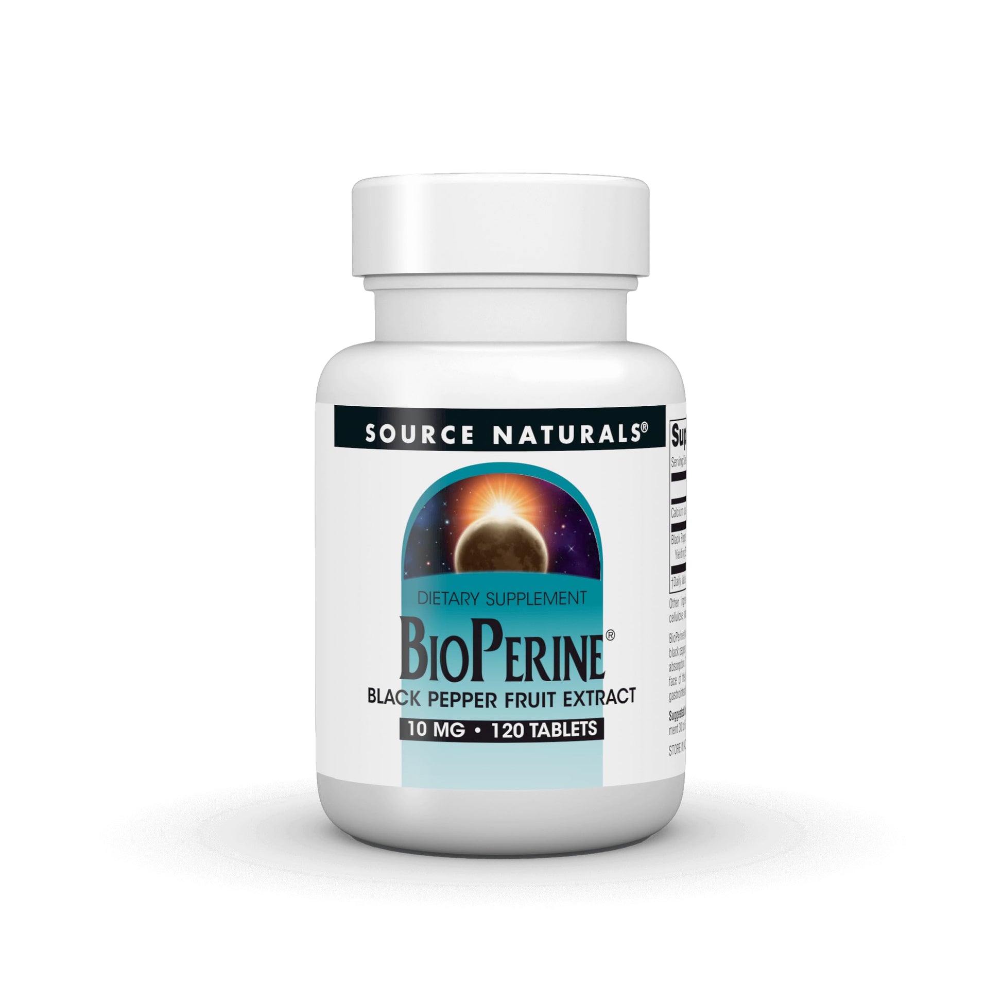 Source Naturals BioPerine 10 mg Tablet, 120 Tablets