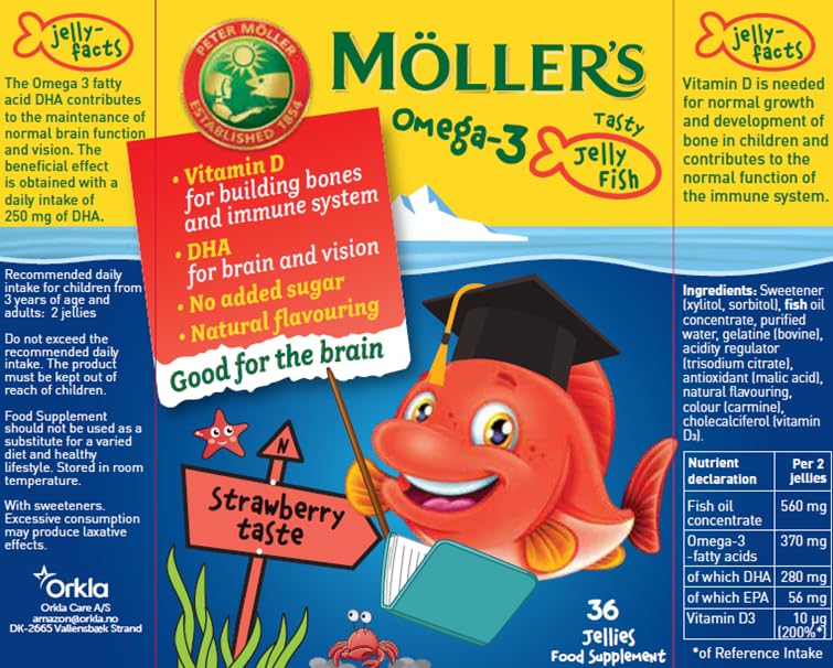 Moller’s Omega-3 Gummies for Children, 288 Gummies