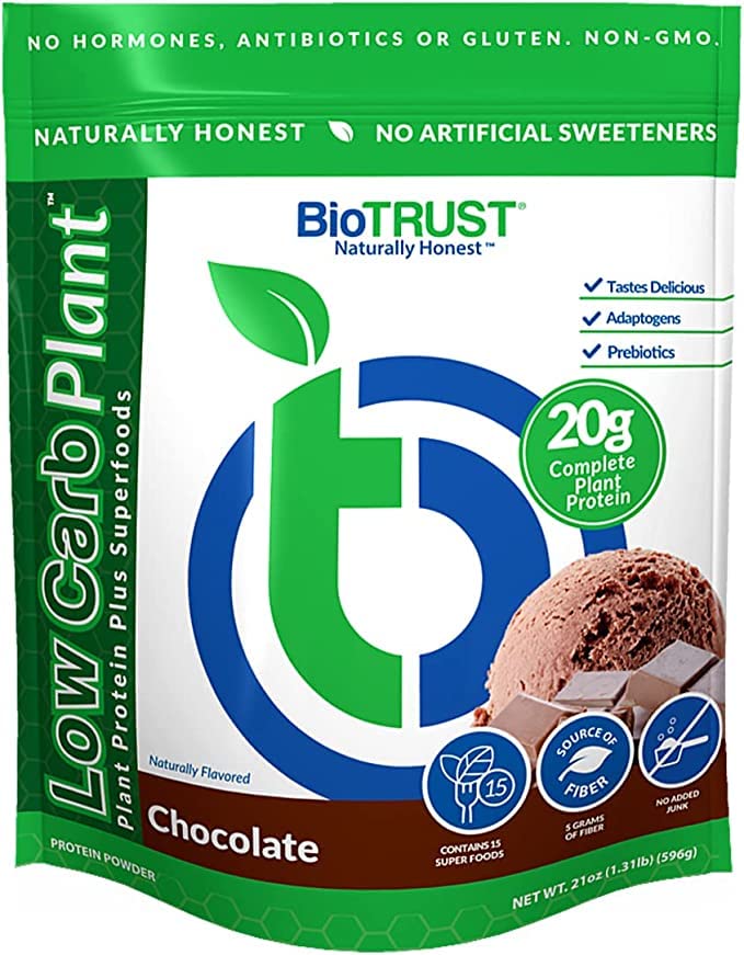 BioTrust Low Carb Plant Protein Powder 20.1 g Protein per Serving