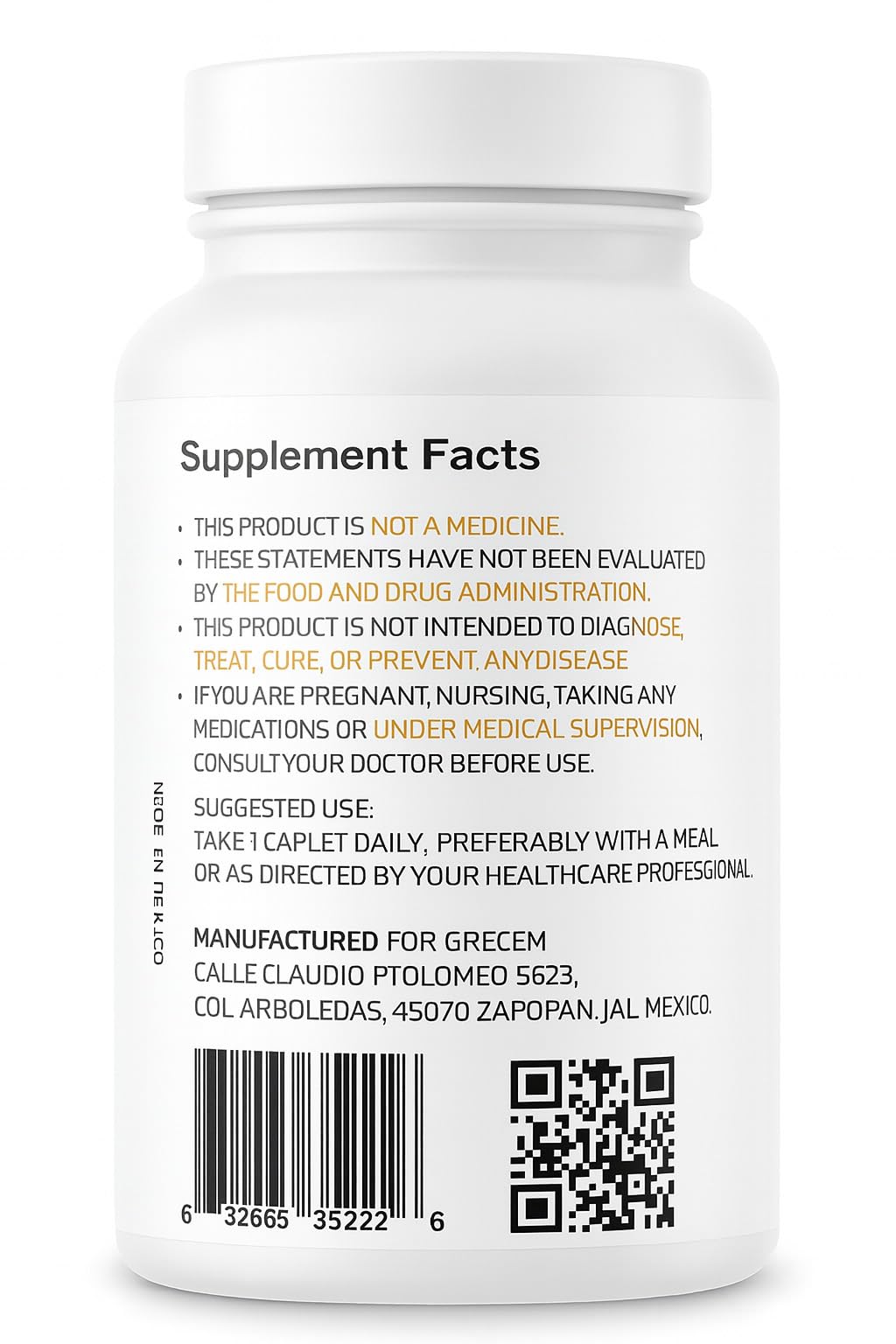 Amazy Naturals Hyaluronic Acid & Collagen Joint Support Supplement - with Turmeric, Glucosamine, Chondroitin & MSM - Flexibility & Cartilage Support - 850mg, 30 Capsules