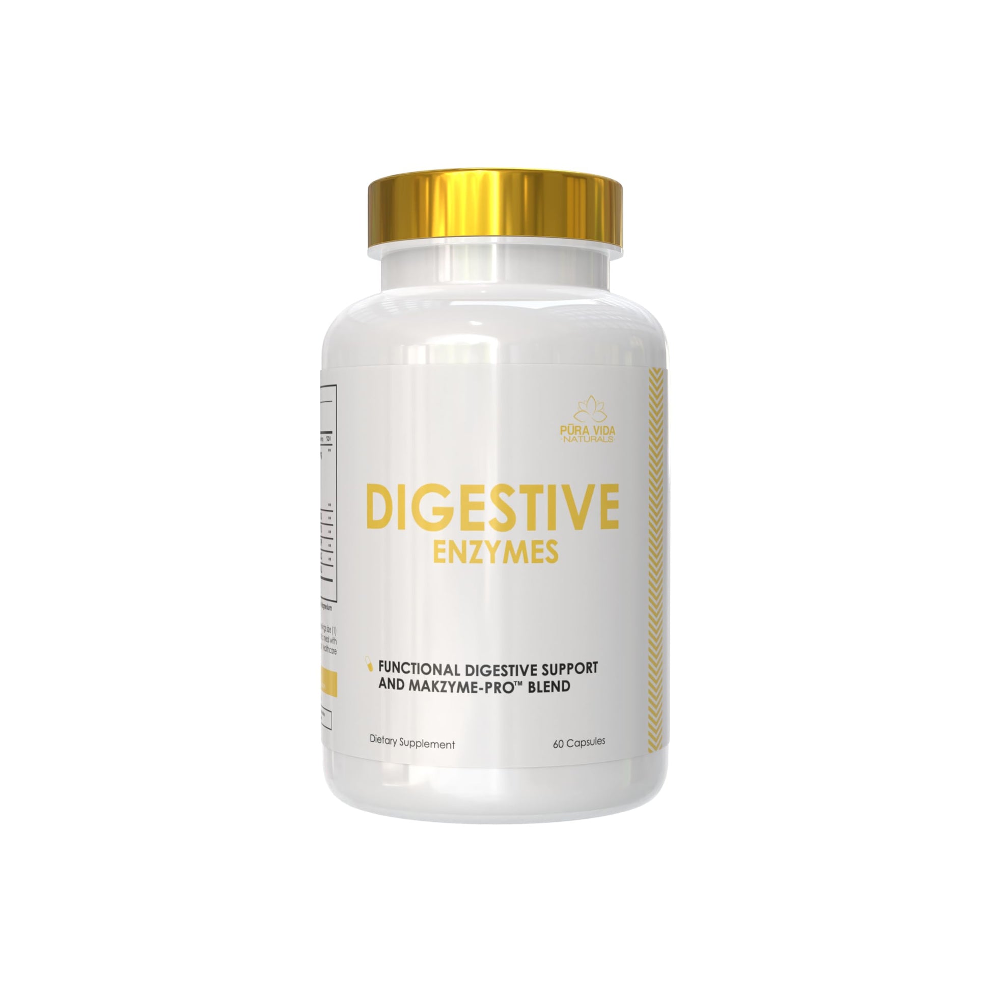 NutraForce Digestive Enzymes with Probiotics - Advanced Enzyme Blend for Bloating, Gas & Gut Health - Includes Papain, Bromelain, Lipase, Lactase, Alpha Galactosidase, 60 Capsules