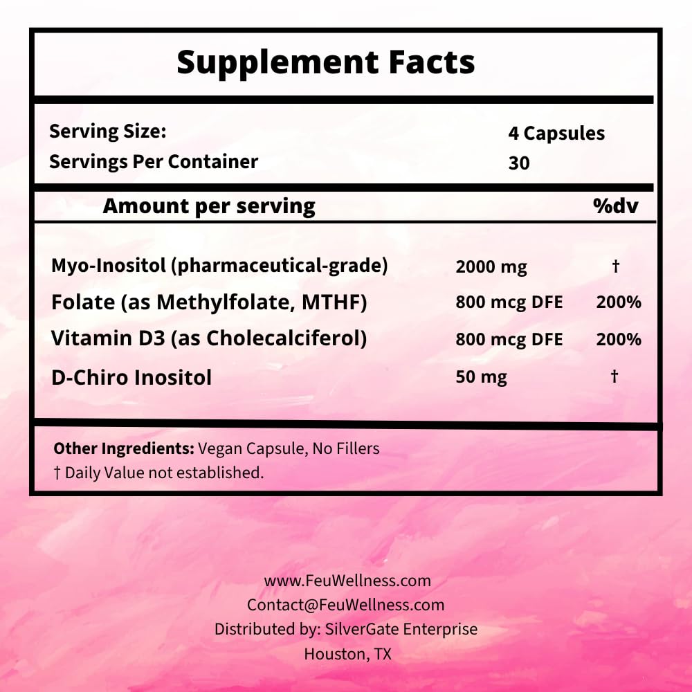 FEU Harmony Plus PCOS & Hormonal Balance Support for Women Capsules 120 Capsules