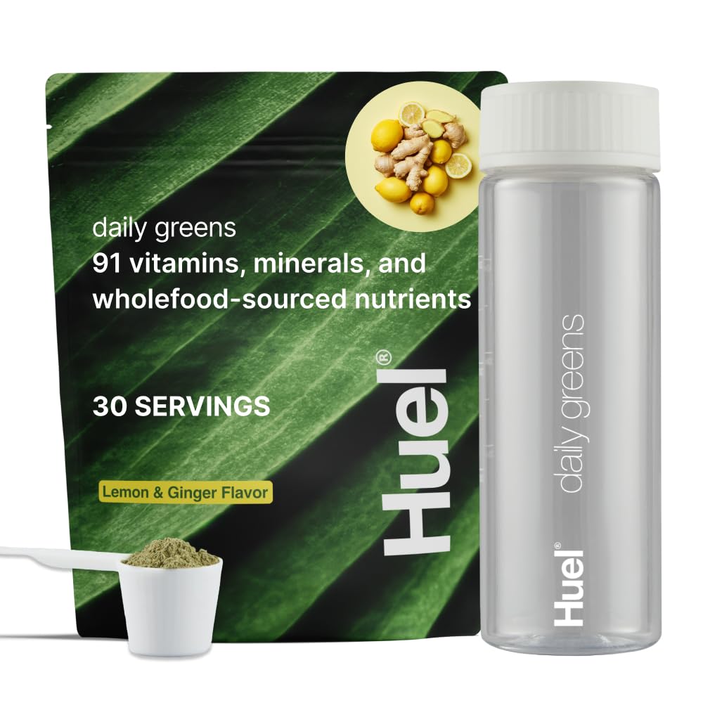 Huel Daily Greens Powder Lemon & Ginger, 30 Servings