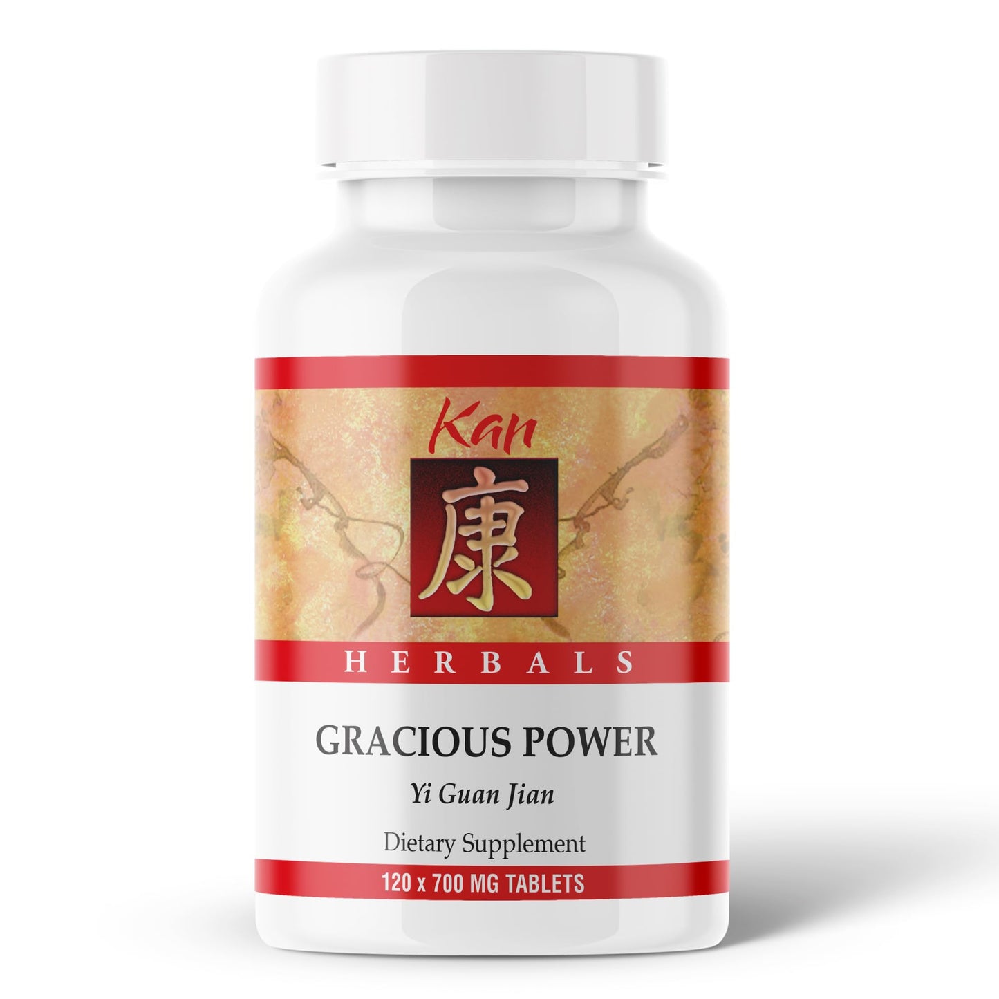Kan Herbals Gracious Power Traditional Chinese Herbal Formula with Rehmannia and Dong Quai to Nourish Yin, Support Relaxed Mood, and Promote Smooth Qi Flow for Daily Balance, 120 Tablets