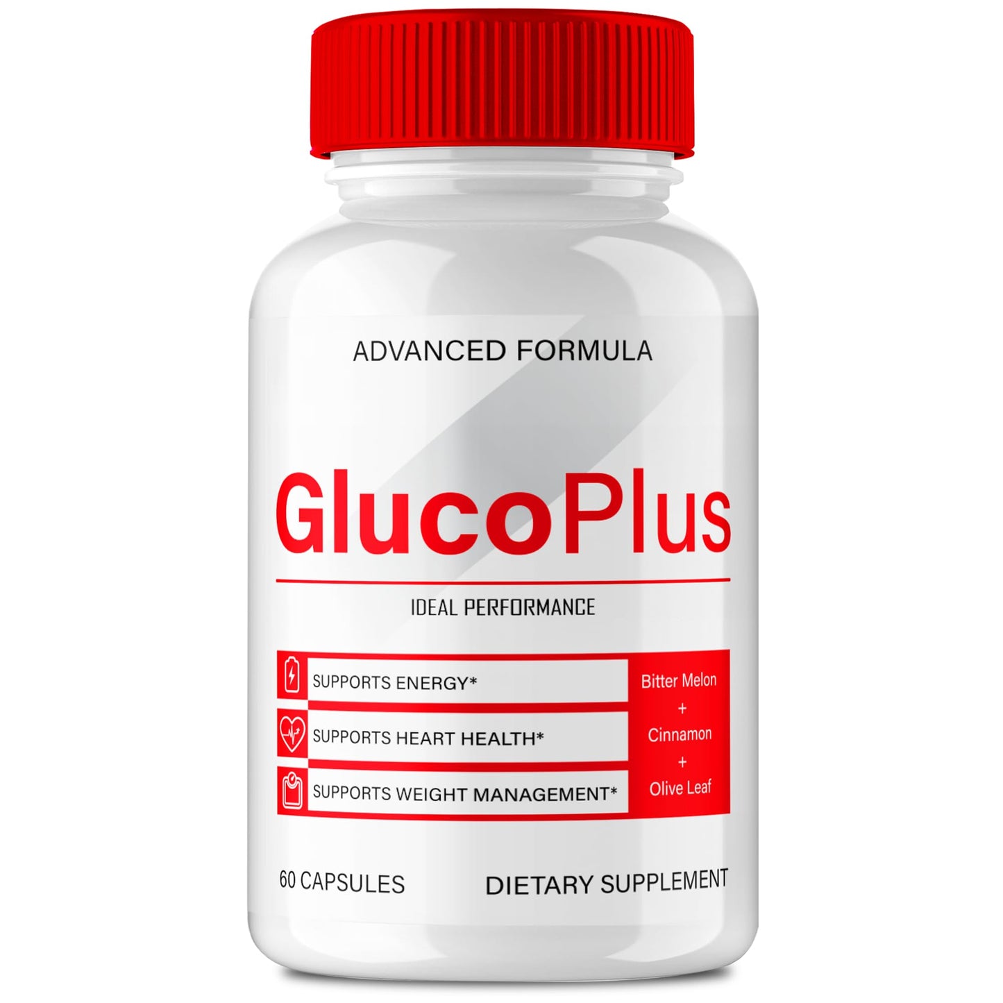 IDEAL PERFORMANCE Gluco Plus Advanced Blood Formula Capsules, 60 Count