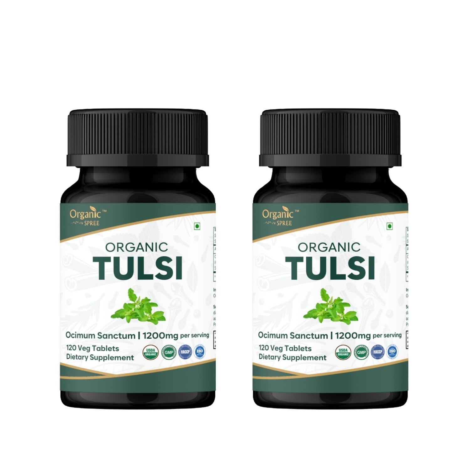 Organic Spree Tulsi Tablets, 240 Count