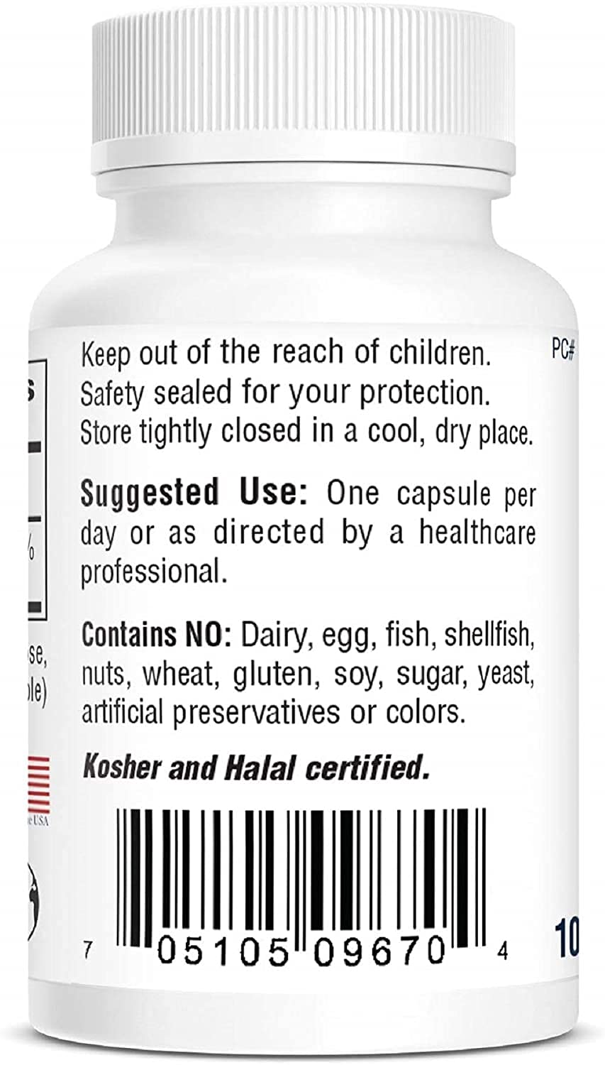 Bio-Tech Pharmacal Vitamin B12 Methylcobalamin Capsules, 100 Count