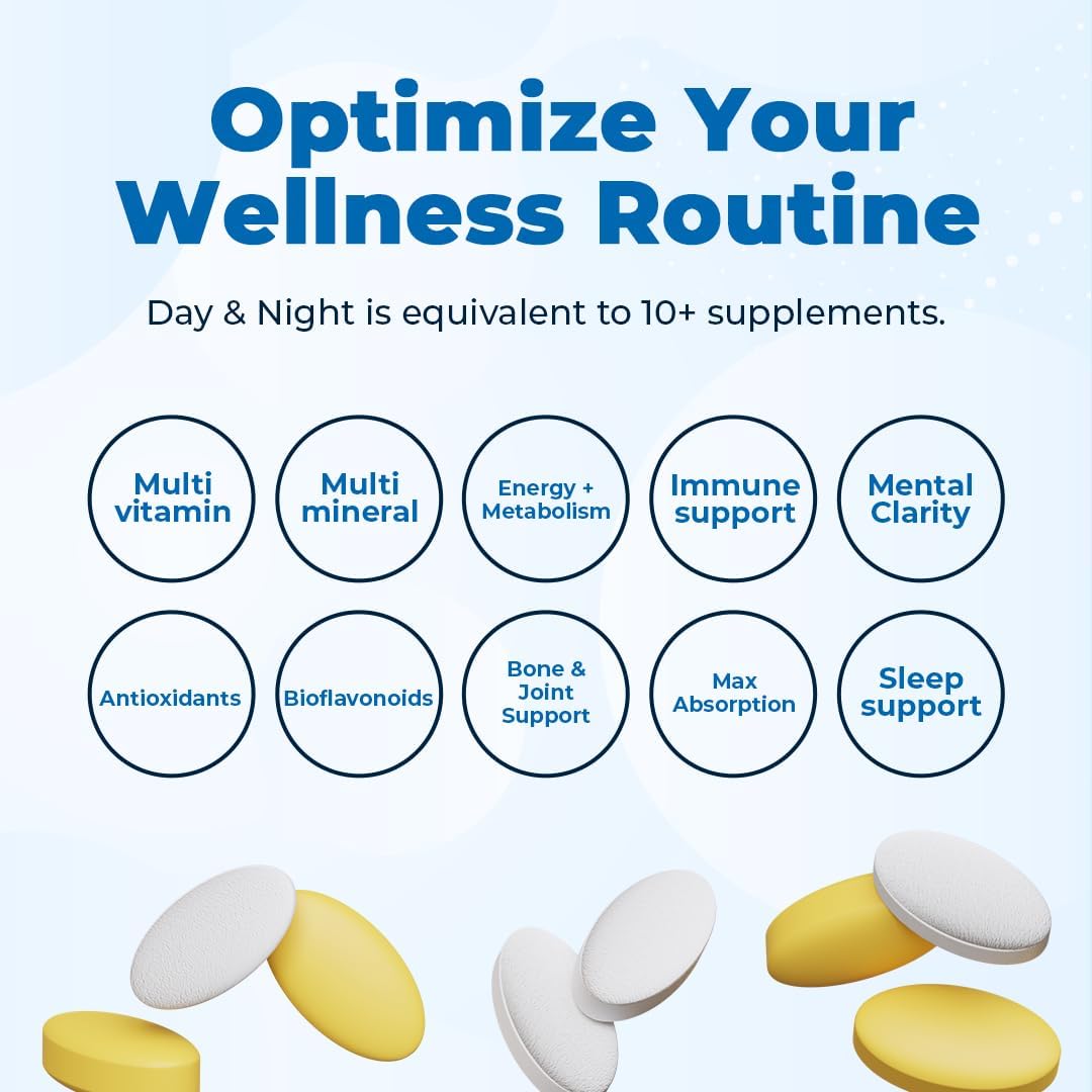 VitaMedica Day & Night Multivitamin Routine Tablet, 2-Piece Set
