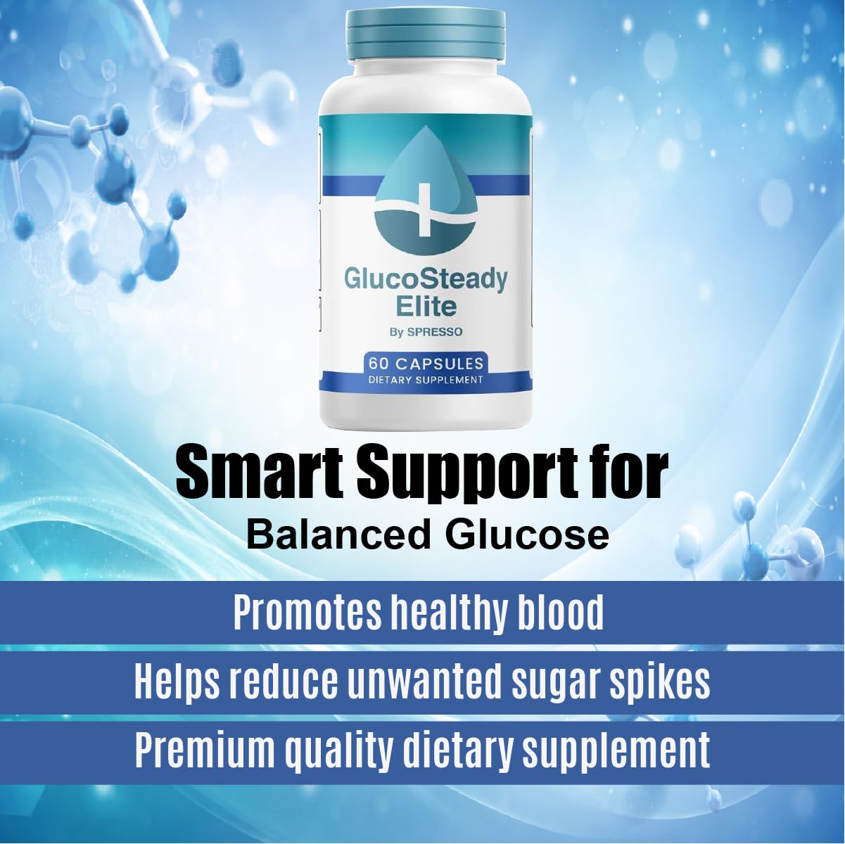 SPRESSO Gluco Steady Capsules 120 Capsules