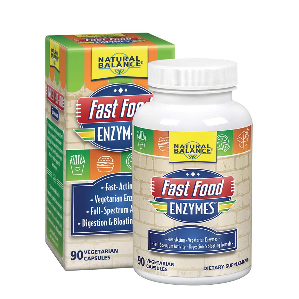 Natural Balance Fast Food Enzymes 90 Capsules