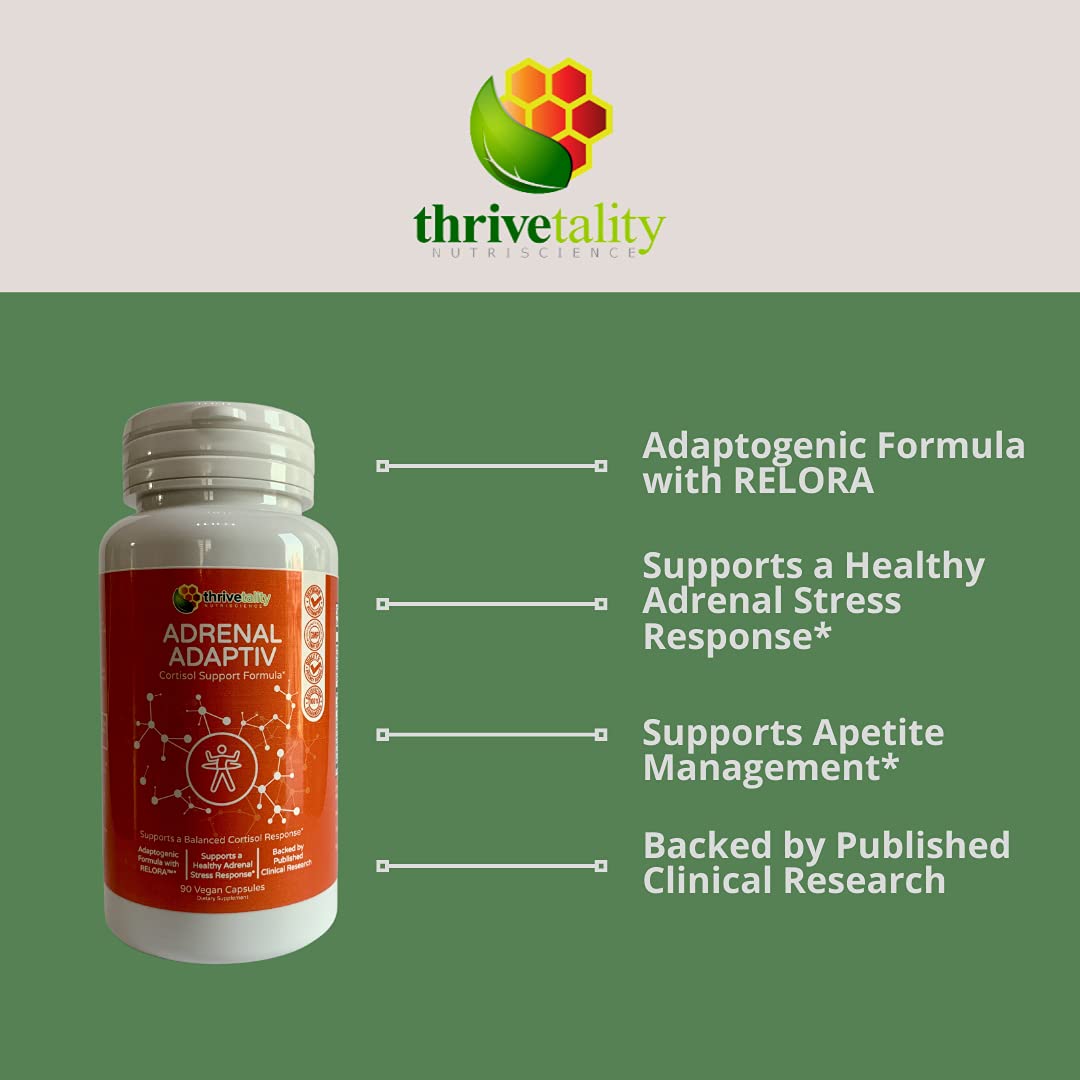 Thrivetality Nutriscience Adrenal ADAPTIV Cortisol Support Formula Capsule 90 Count