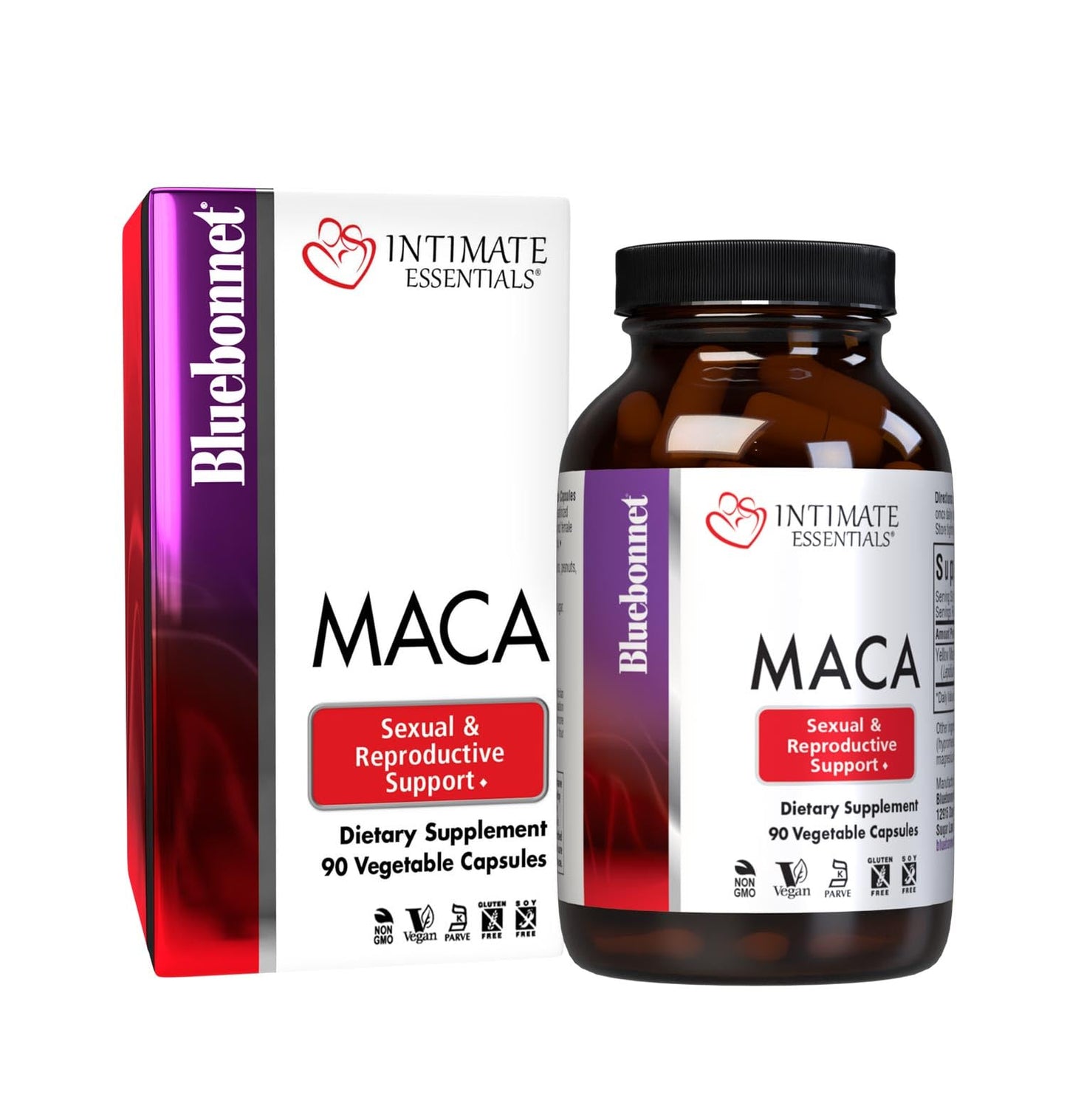 BlueBonnet Intimate Essentials Maca Capsules, 90 Capsules