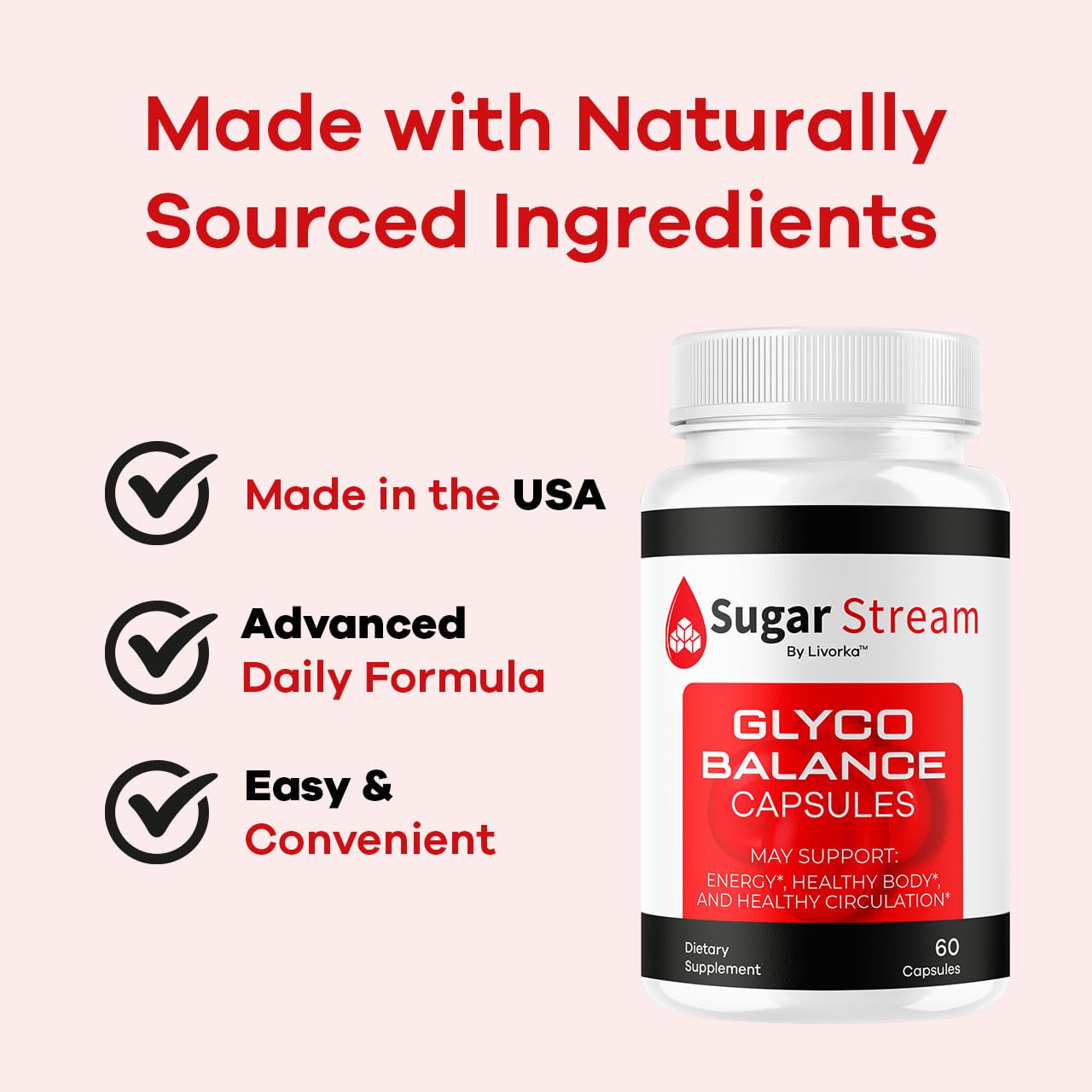 LIVORKA SugarStream Capsules 180