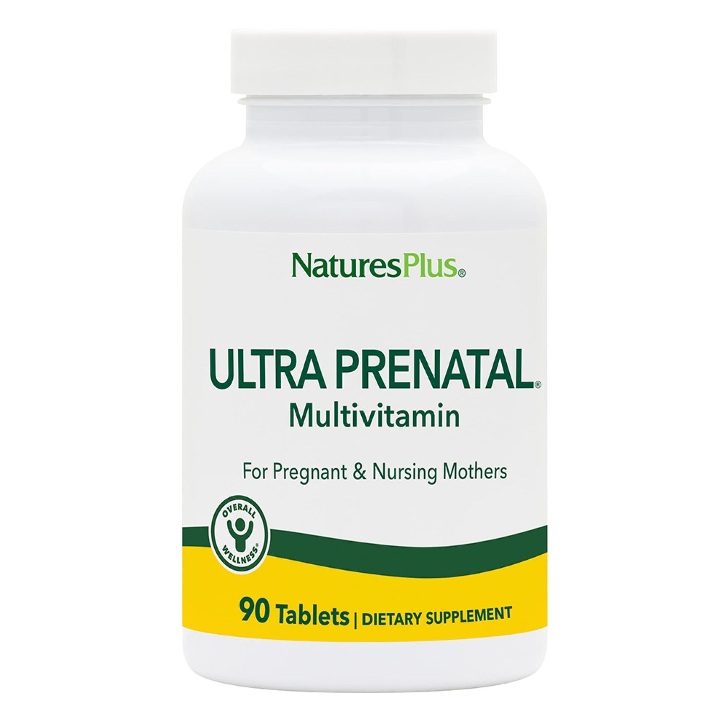 NaturesPlus Ultra Prenatal Multivitamin 90 Vegetarian Tablets